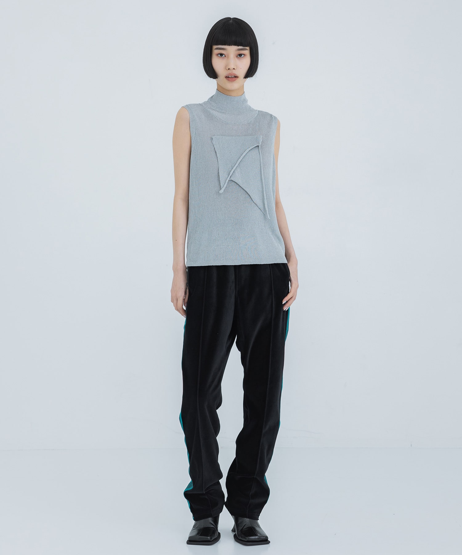 Narrow Track Pant - C/Pe Velour Needles