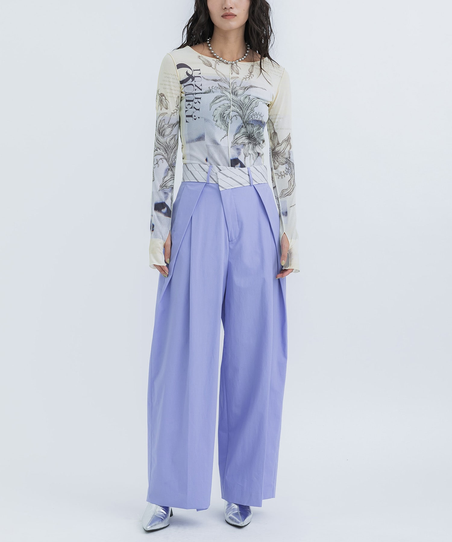 Cotton Tucked Trousers STUDIOUS