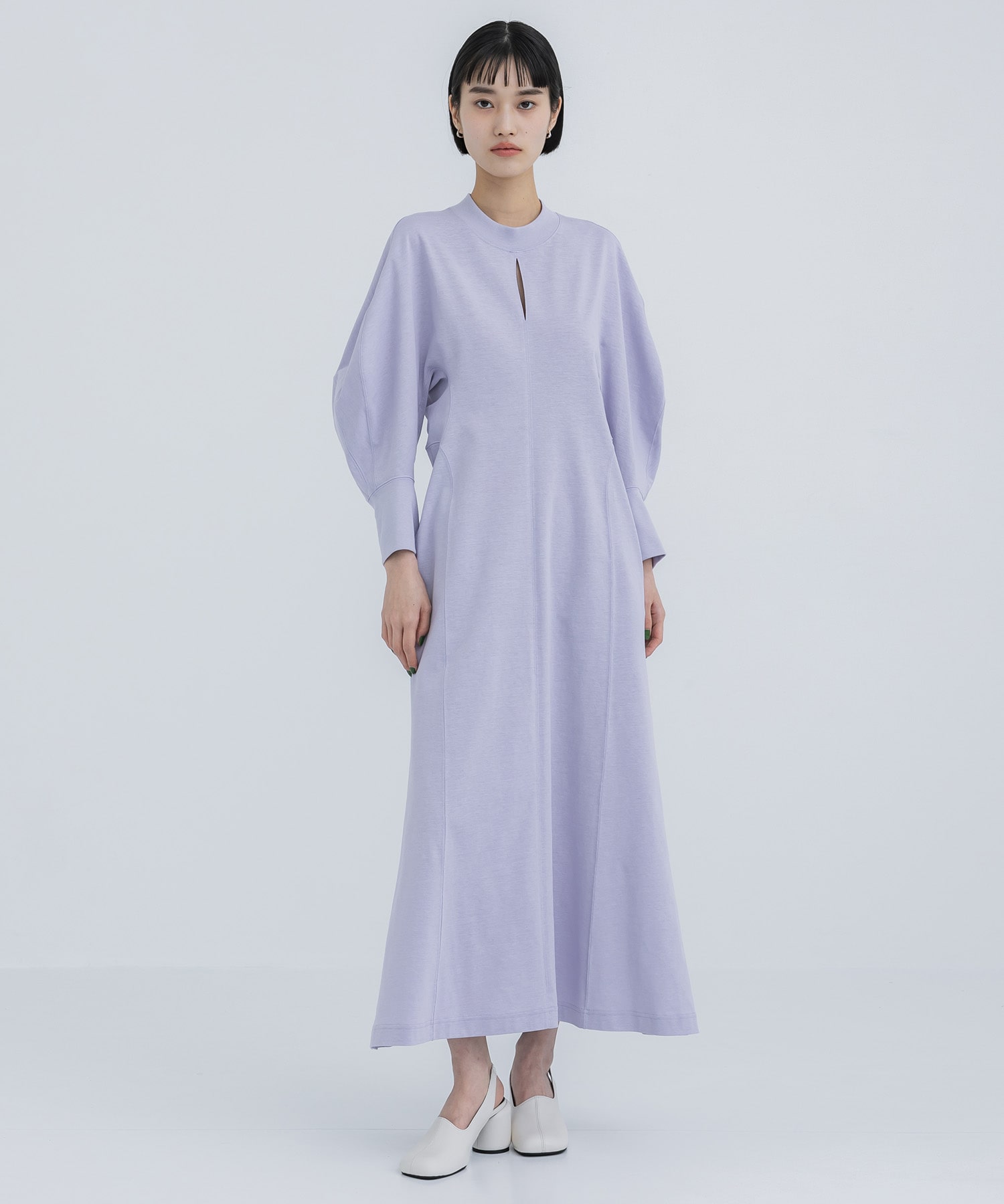 Cotton Jersey Dress Mame Kurogouchi