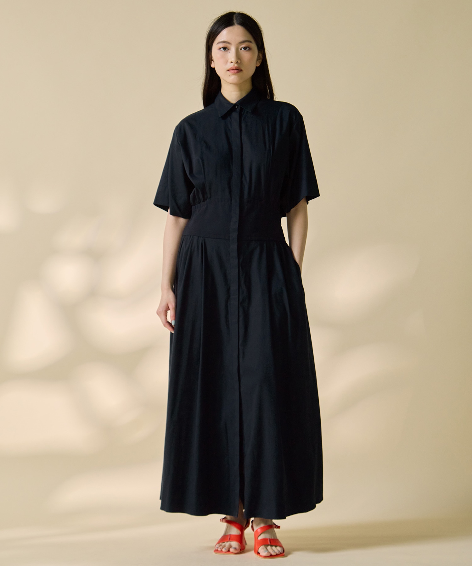 Corset Detail Shirt Dress STUDIOUS
