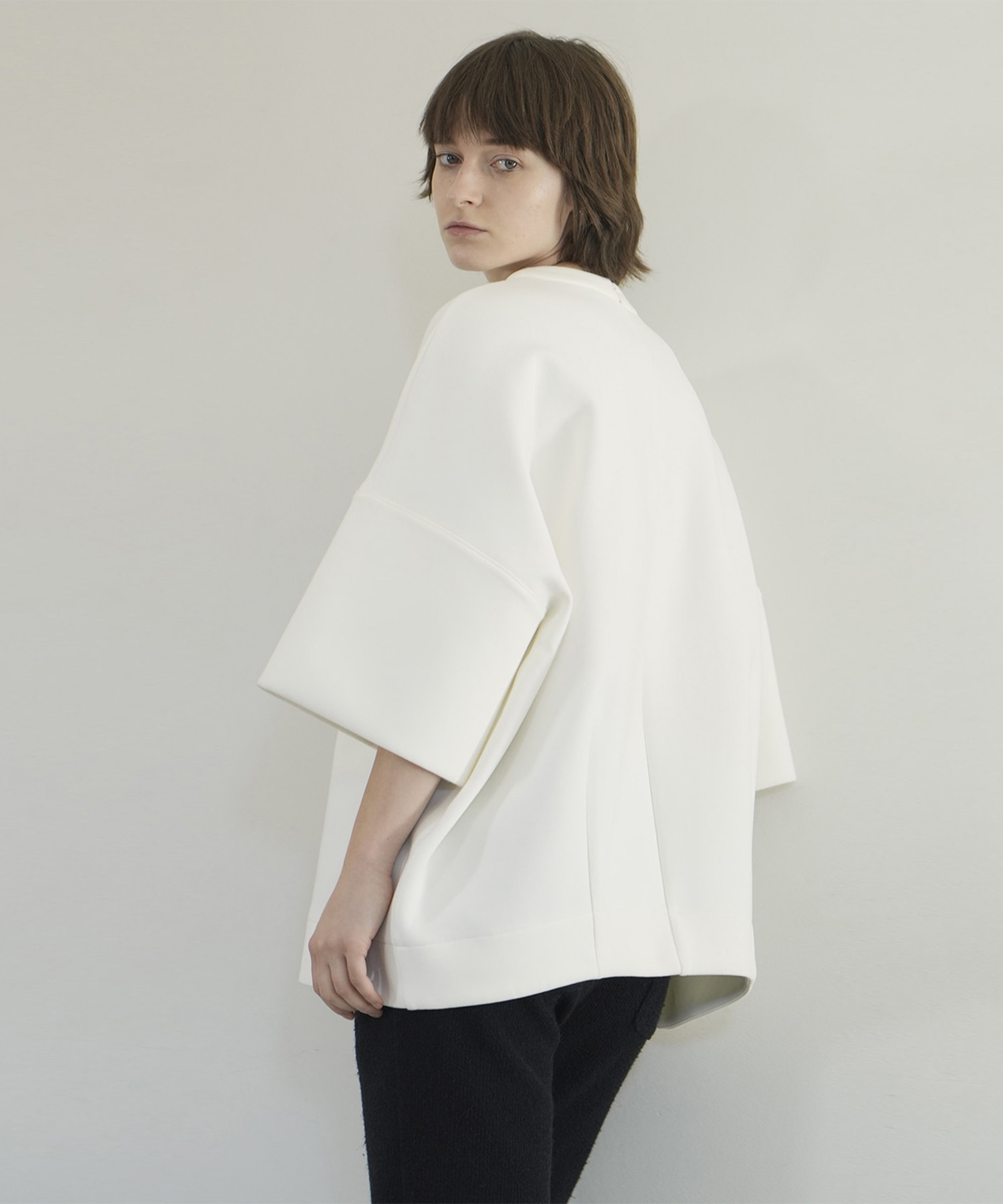 BULKY LINE HALF SLEEVE TOPS CLANE