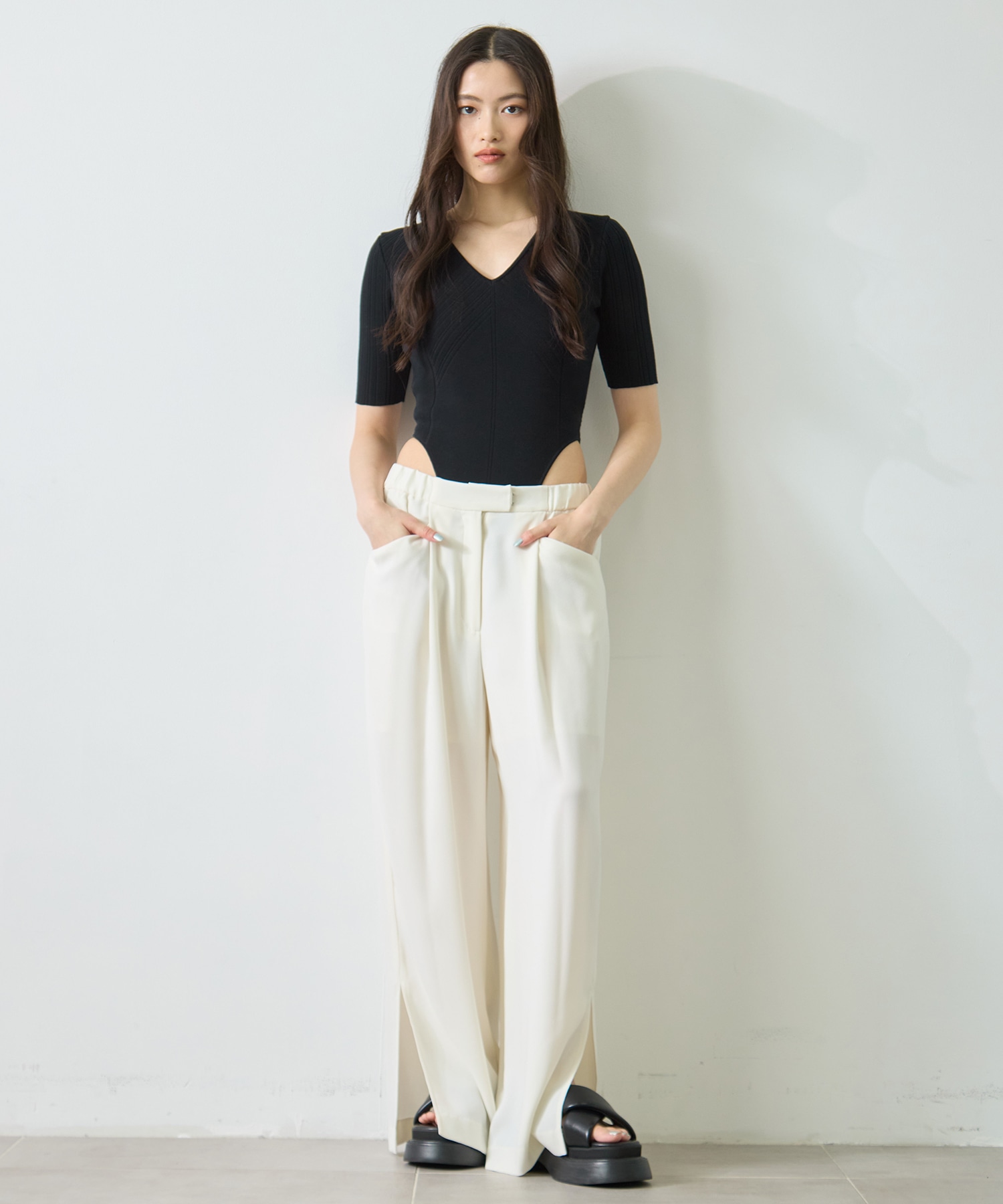 Jacquard Knit Bodysuit STUDIOUS