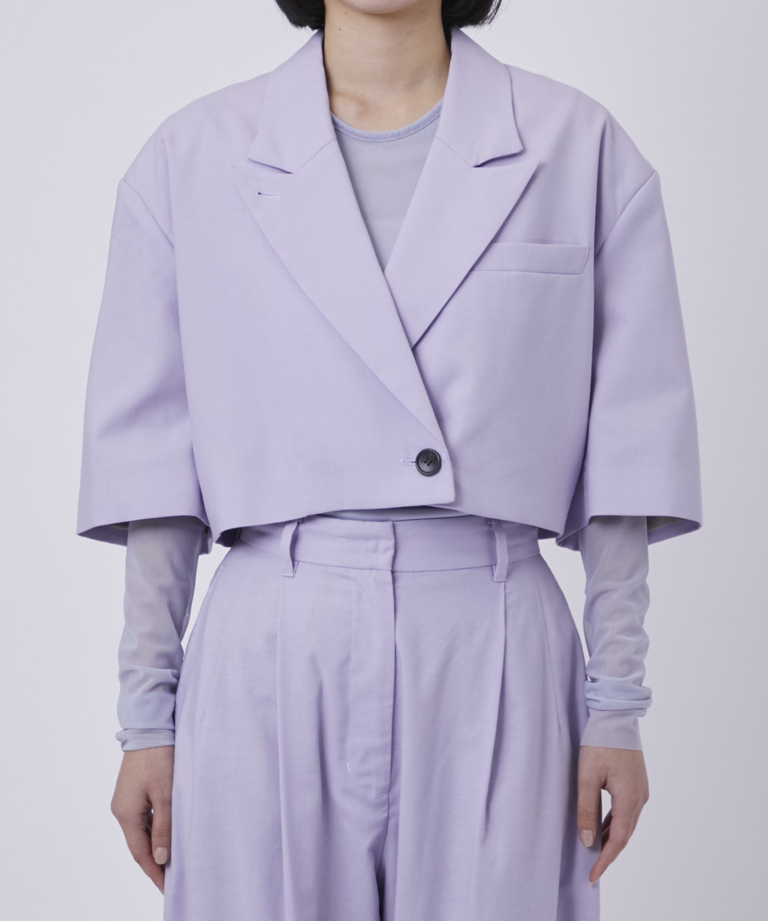 CROPPED TAILRED JACKET CLANE