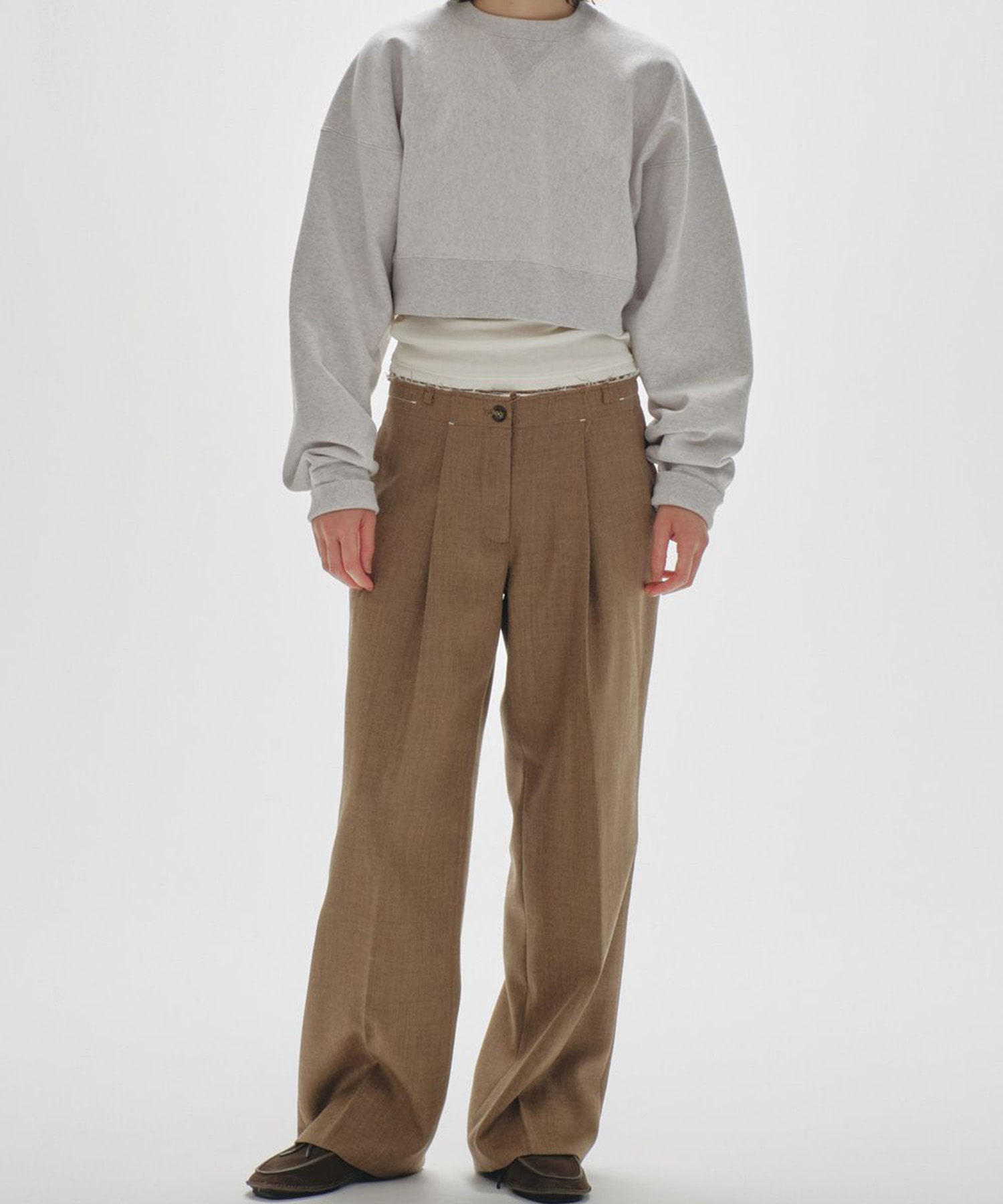 Cropped Sweat Pullover TODAYFUL