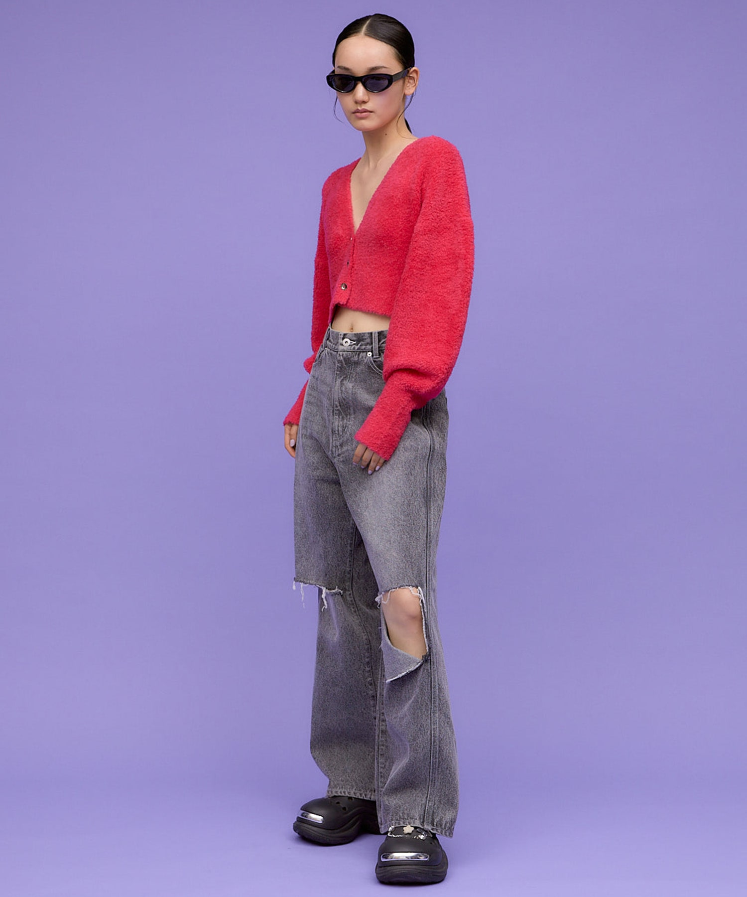 KNEE CUTTING DENIM PANTS THINGS THAT MATTER