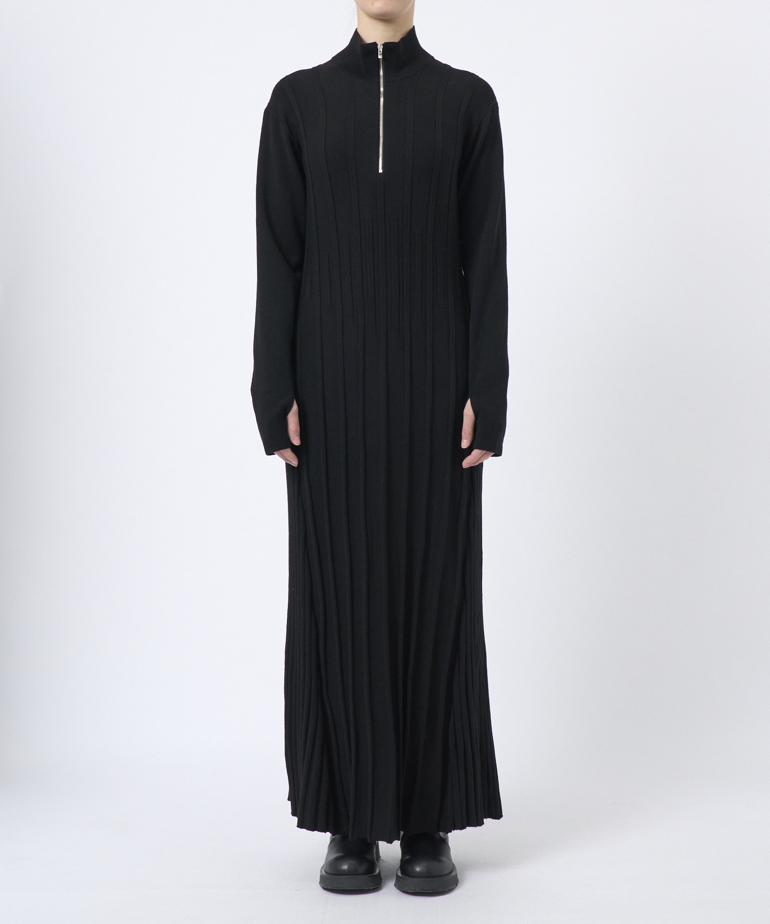 別注ZIP KNIT DRESS CINOH