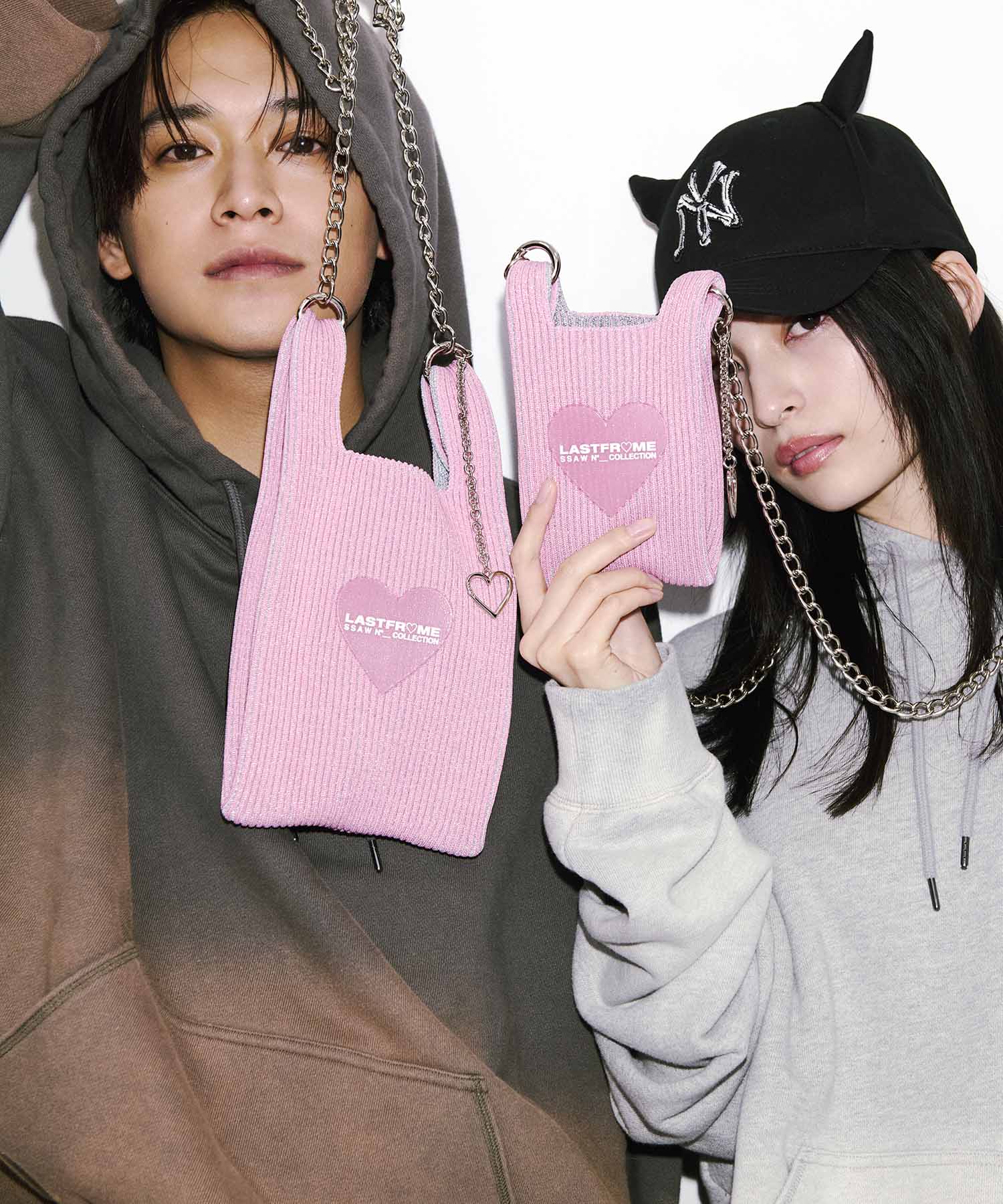別注LASTFRAME×BASICKS　KIRAKIRA BAG MINI LASTFRAME