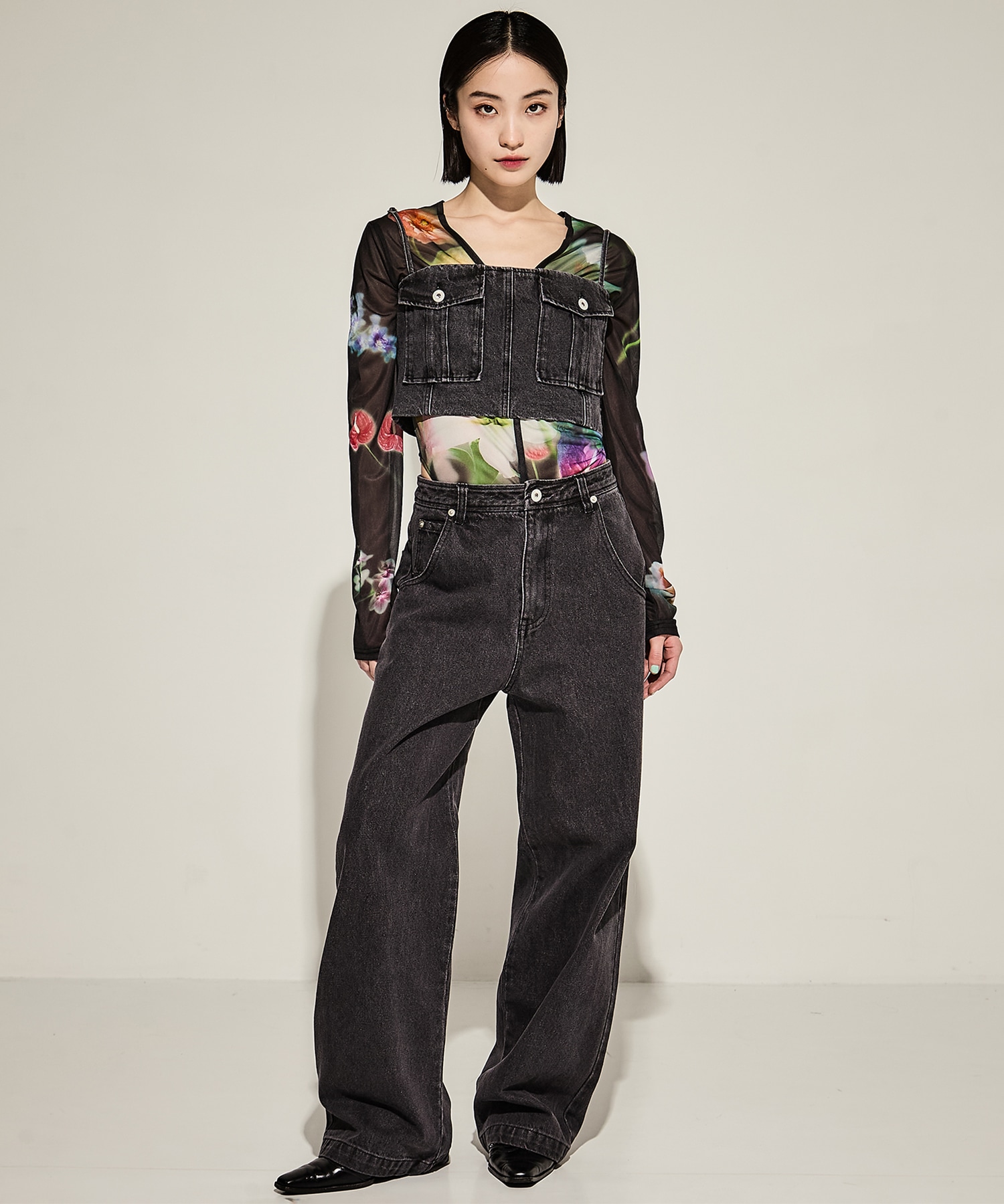 BUISTIER DENIM SET ROMPERES AMERI