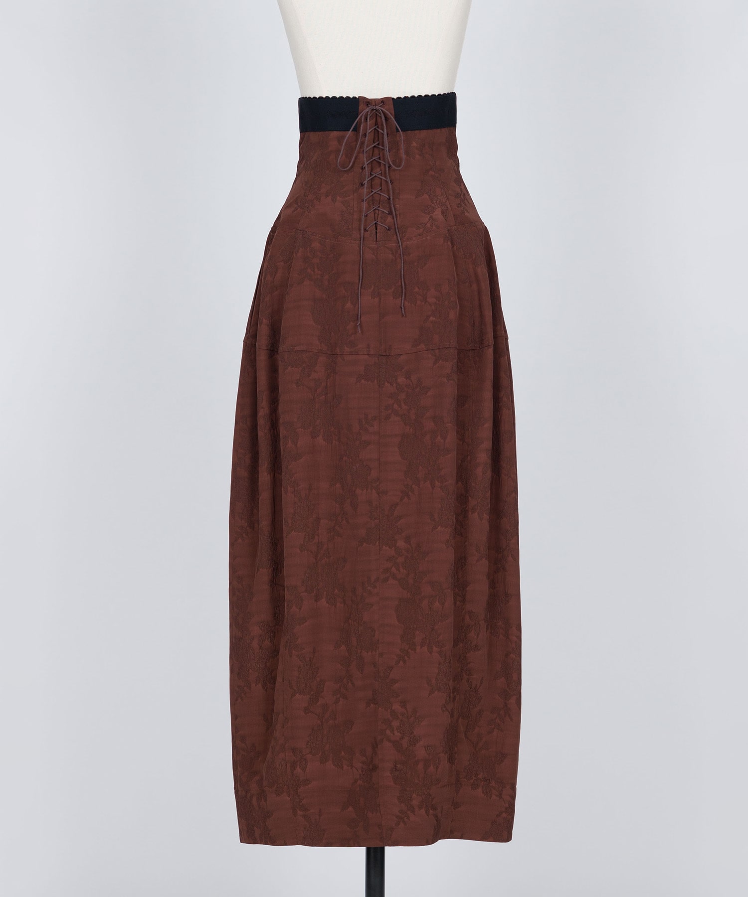 ROSE JACQUARD MAXI SKIRT FETICO