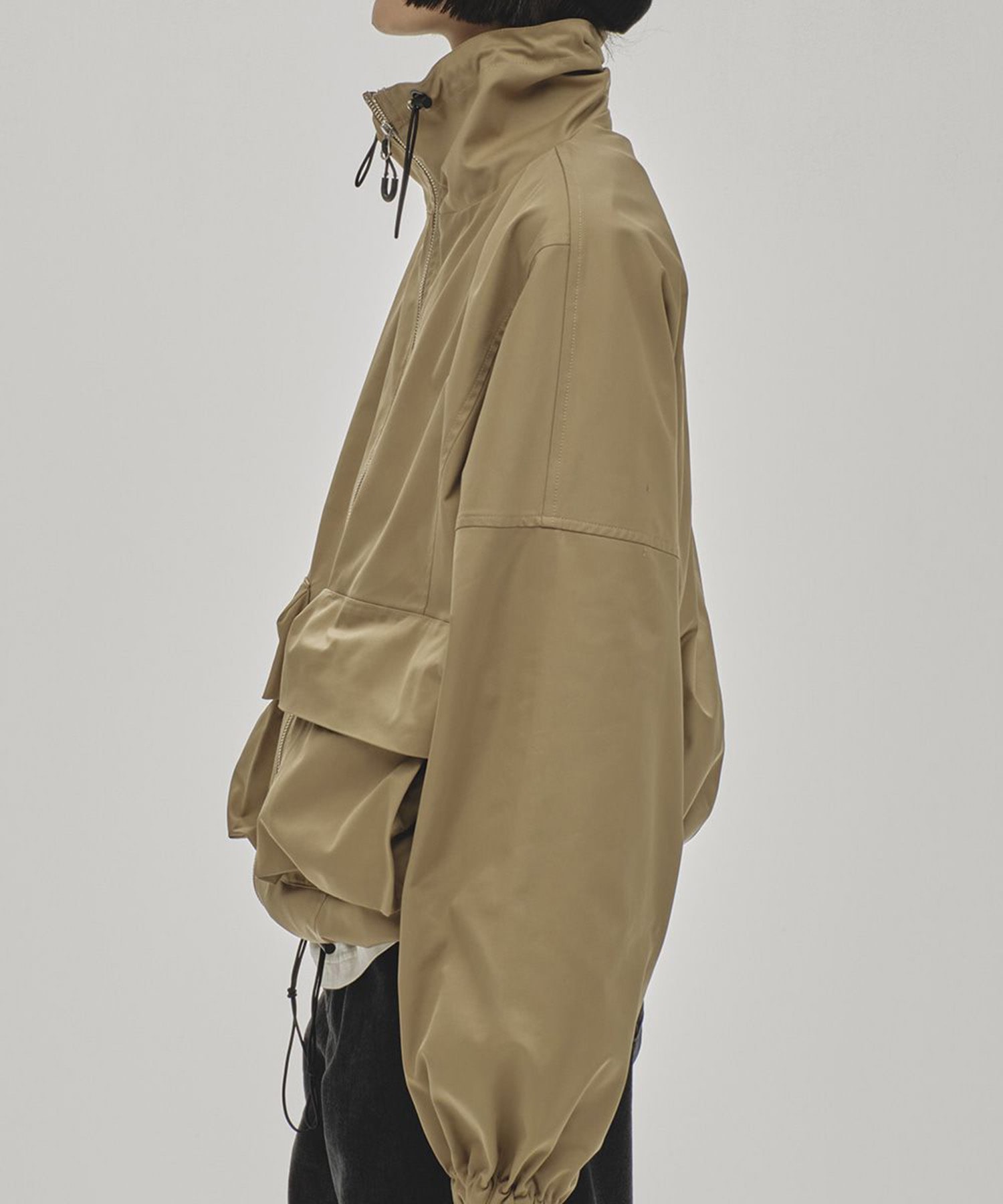 Standcollar Zip Blouson TODAYFUL