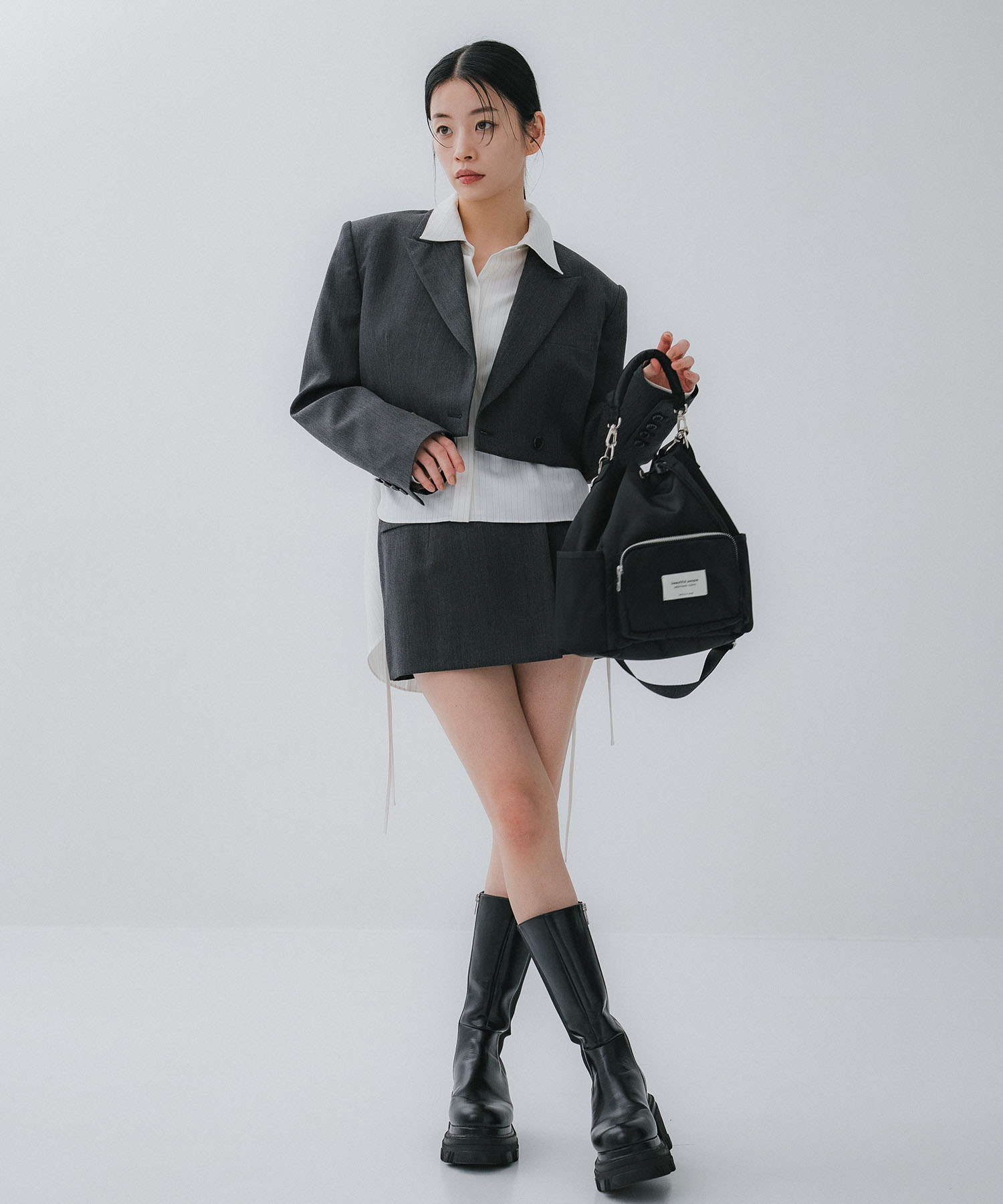 別注ナイロン巾着バッグ beautiful people