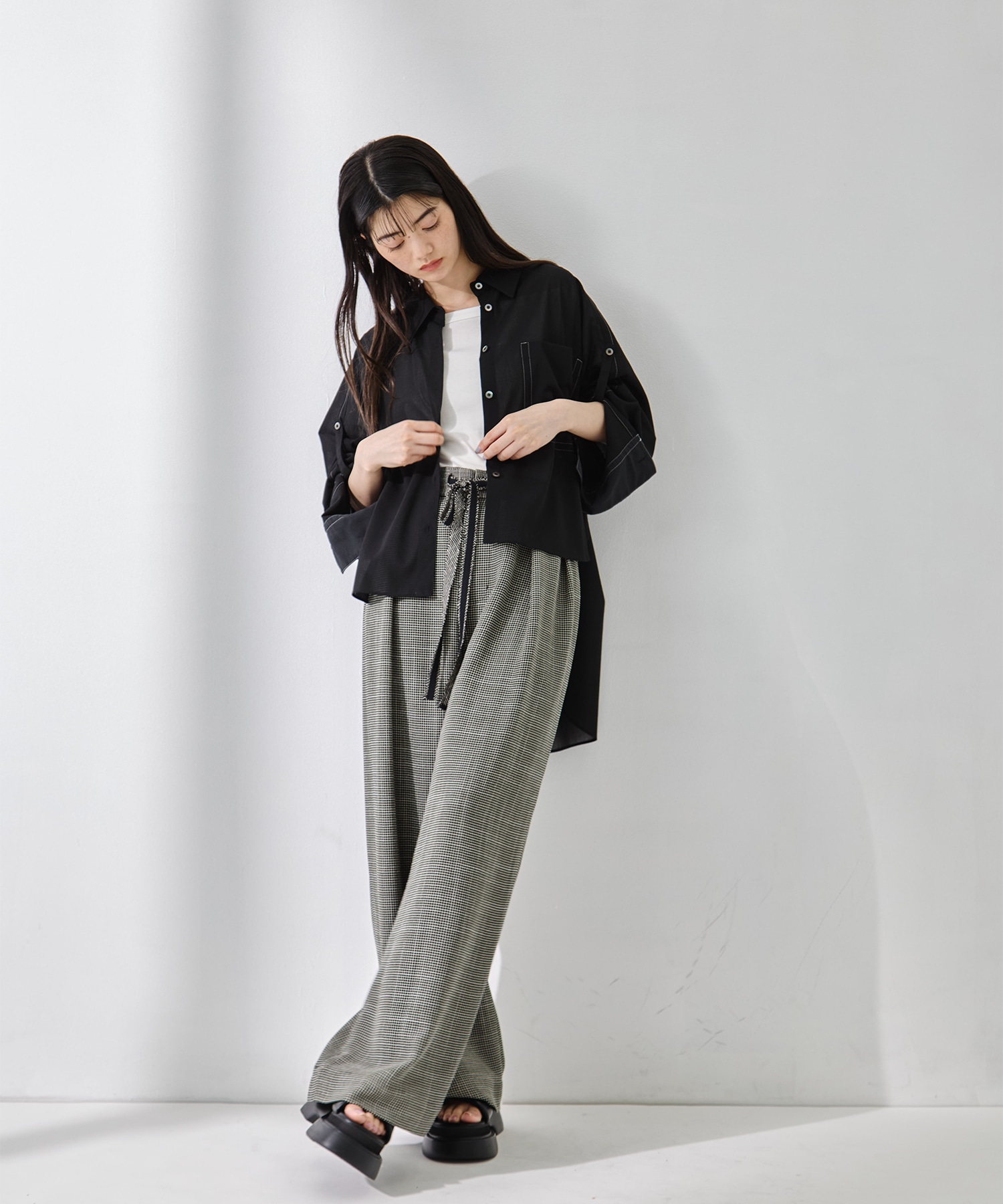 Matte Sheer Over Shirt STUDIOUS
