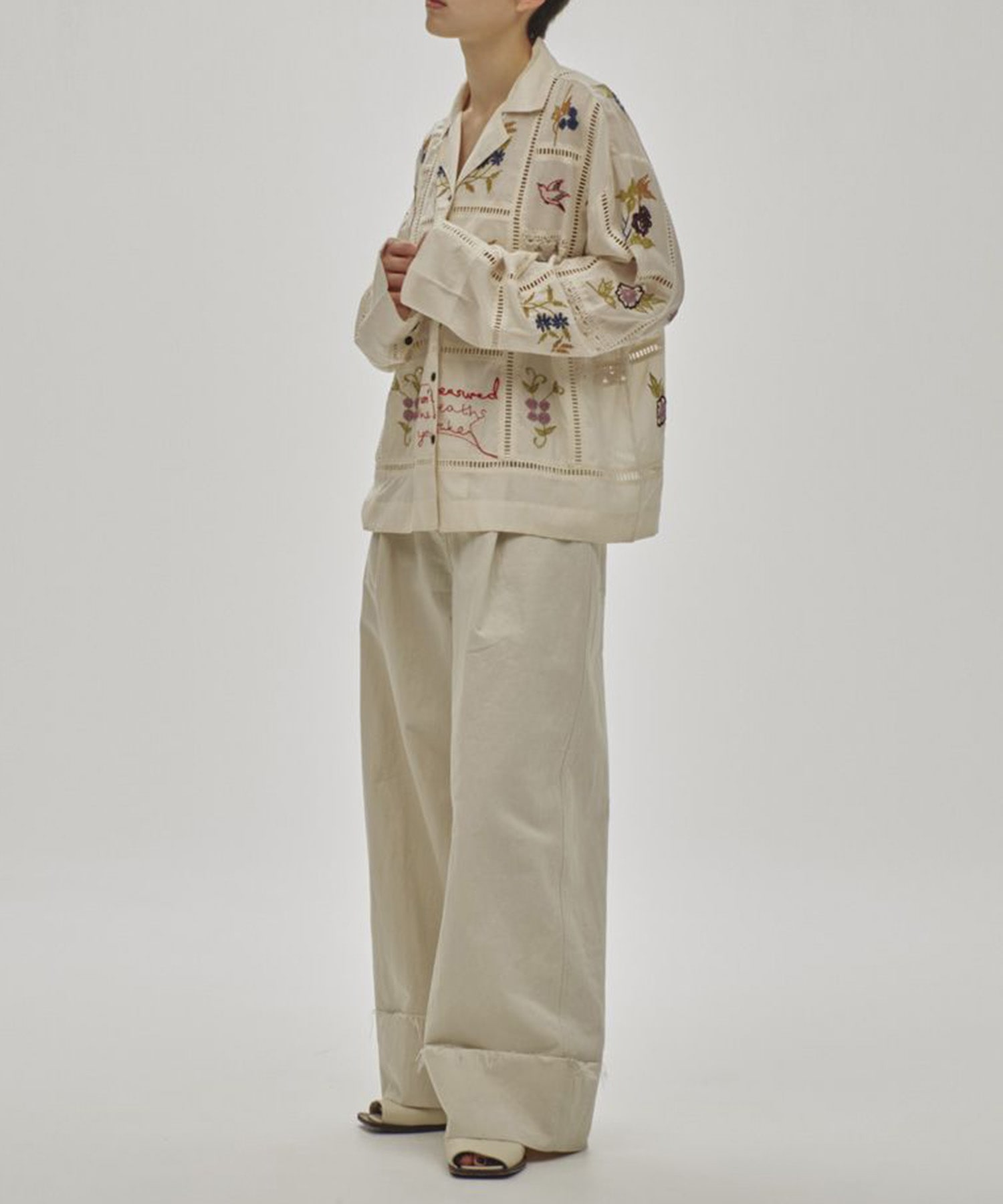 Embroidery Patchwork Shirts TODAYFUL