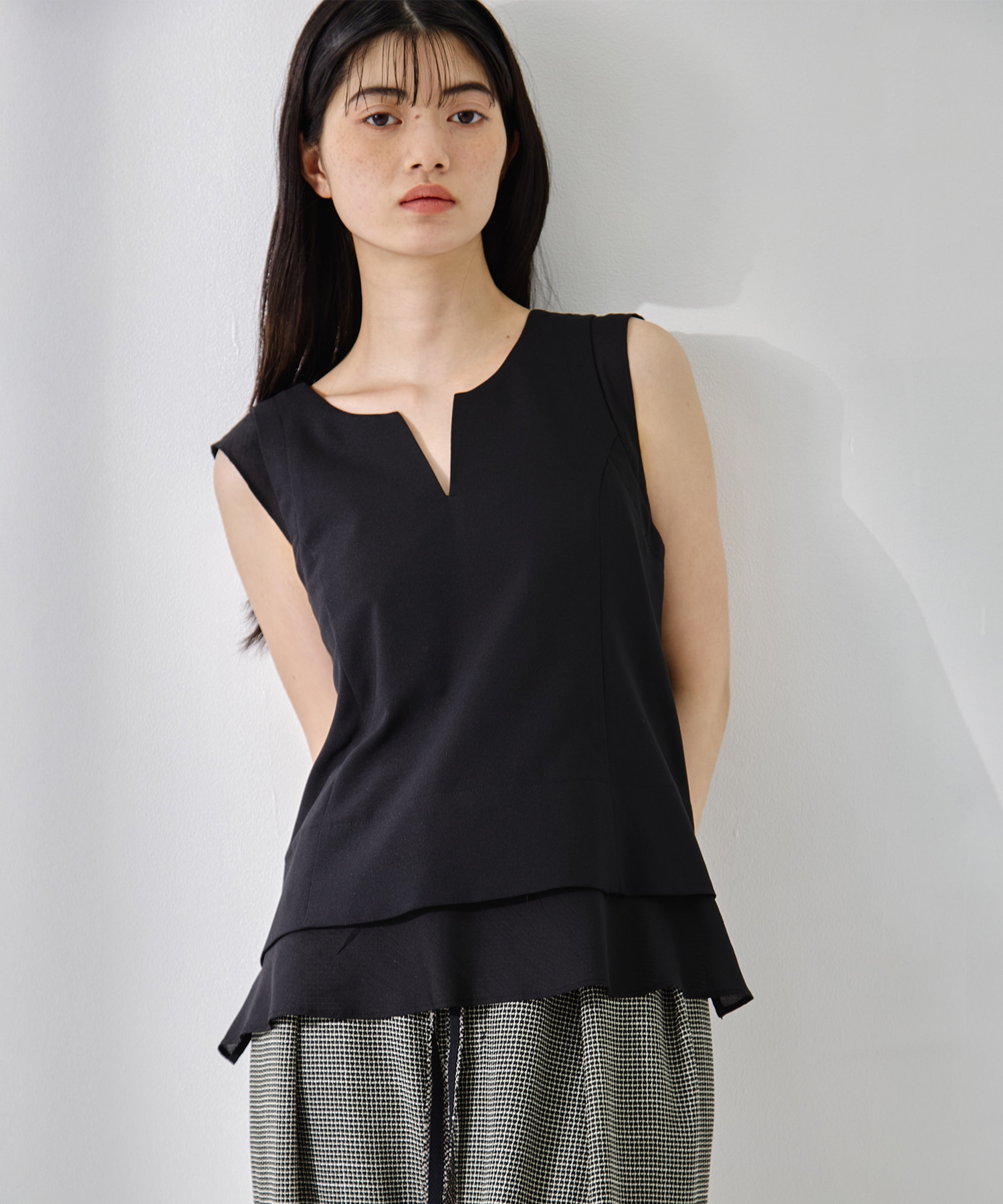 Sheer Layered Blouse STUDIOUS