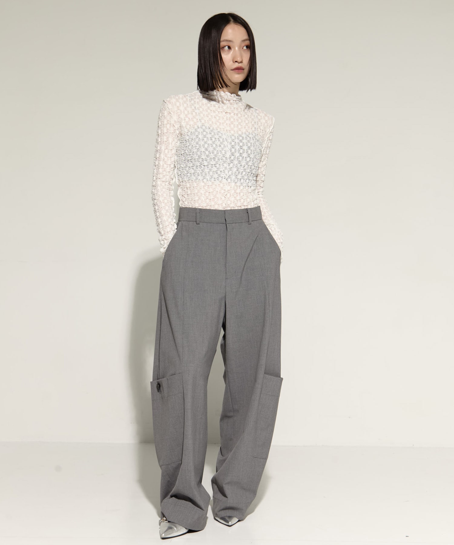 Barrel Leg Cargo Trousers STUDIOUS