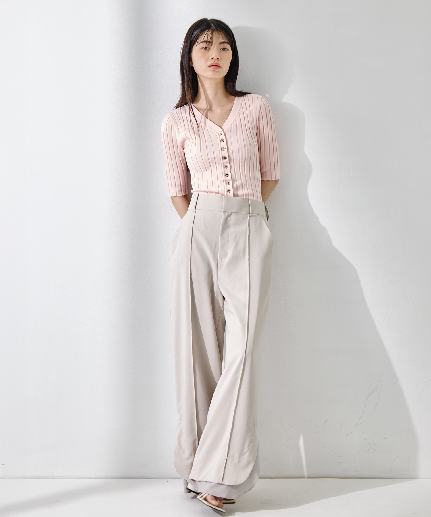 Sheer Layered Trousers STUDIOUS
