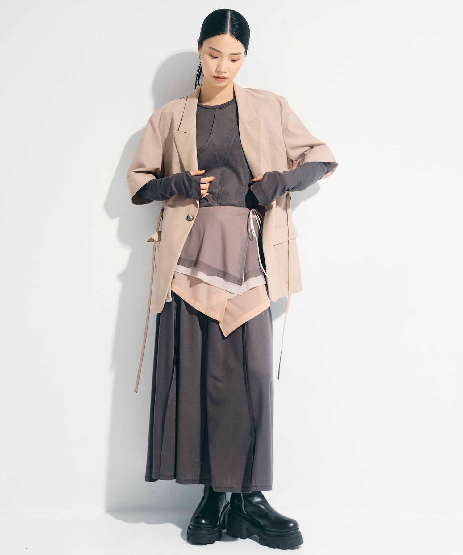 Half Sleeve Summer Wool Jacket STUDIOUS