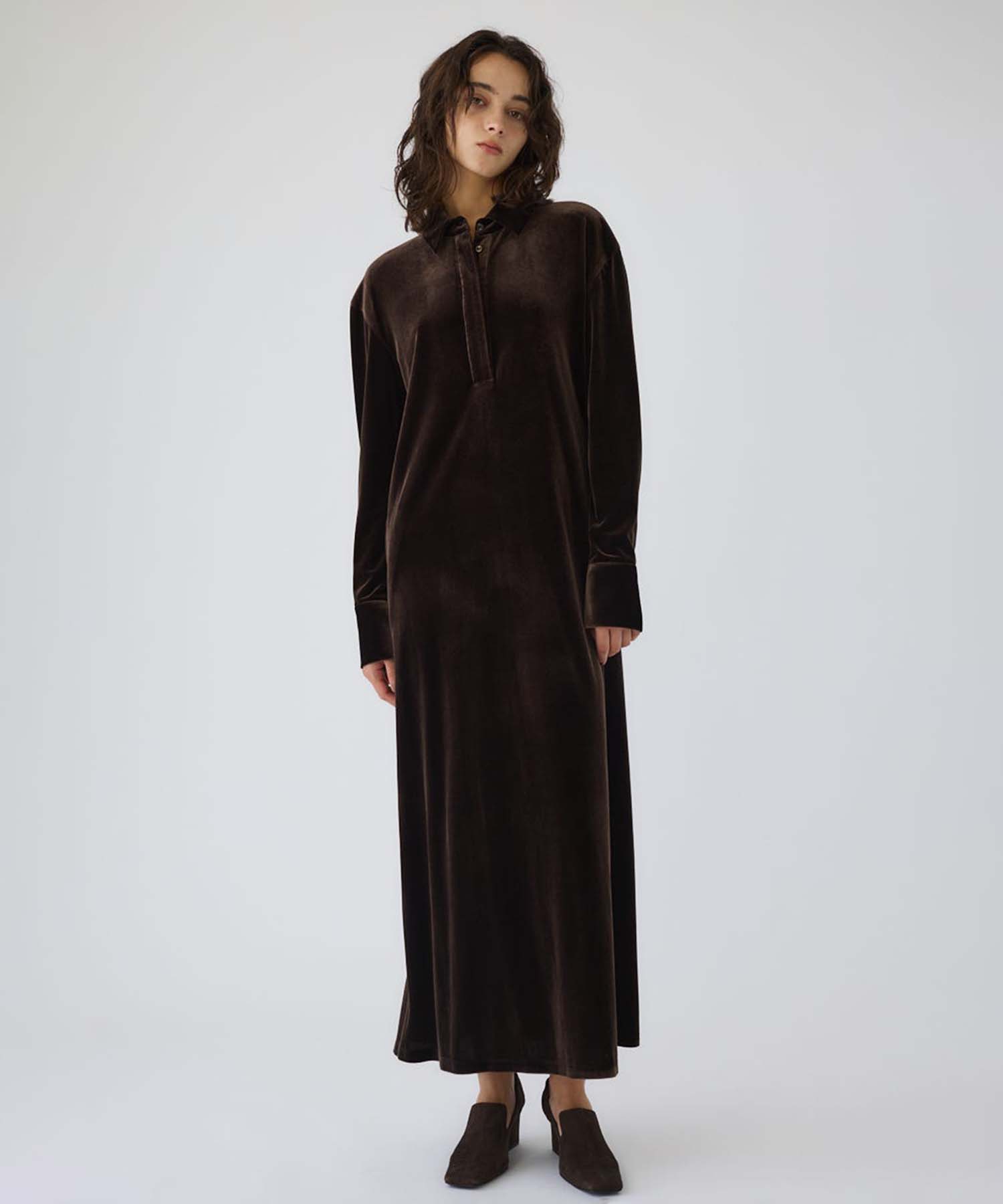 Velour shirt dress RIM.ARK