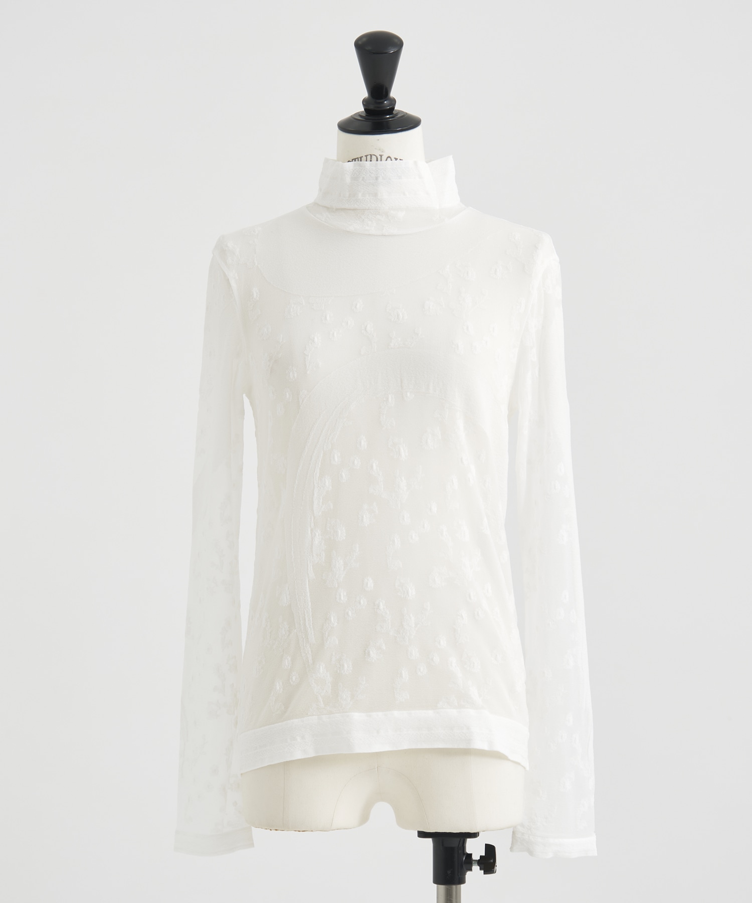 Knitted High Neck Top Mame Kurogouchi