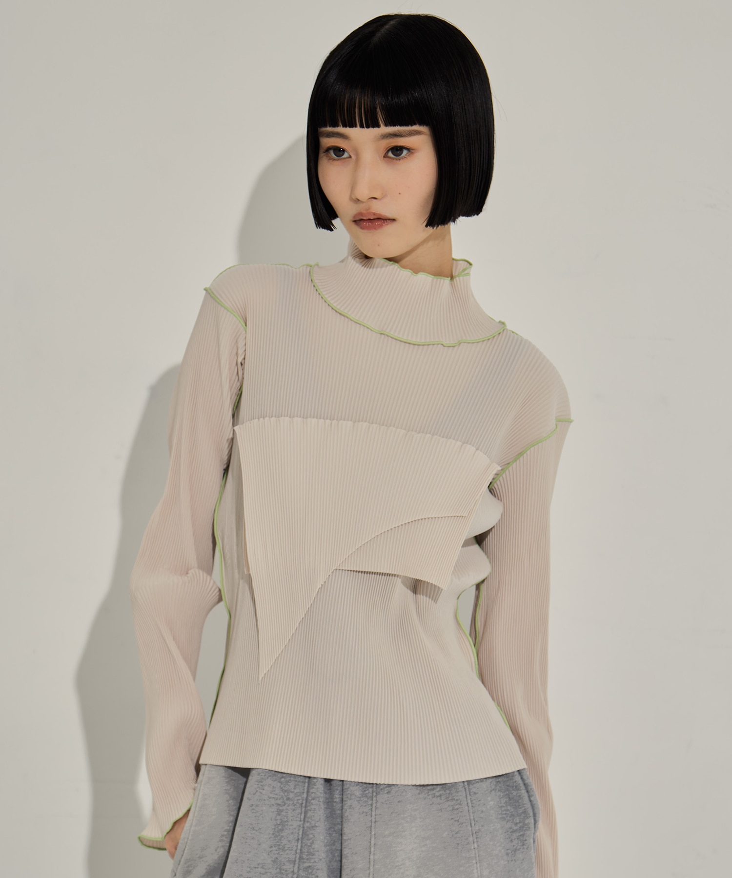 T*D* WAVE LONG SLEEVE TOP *HIGH NECK TYPE kotohayokozawa