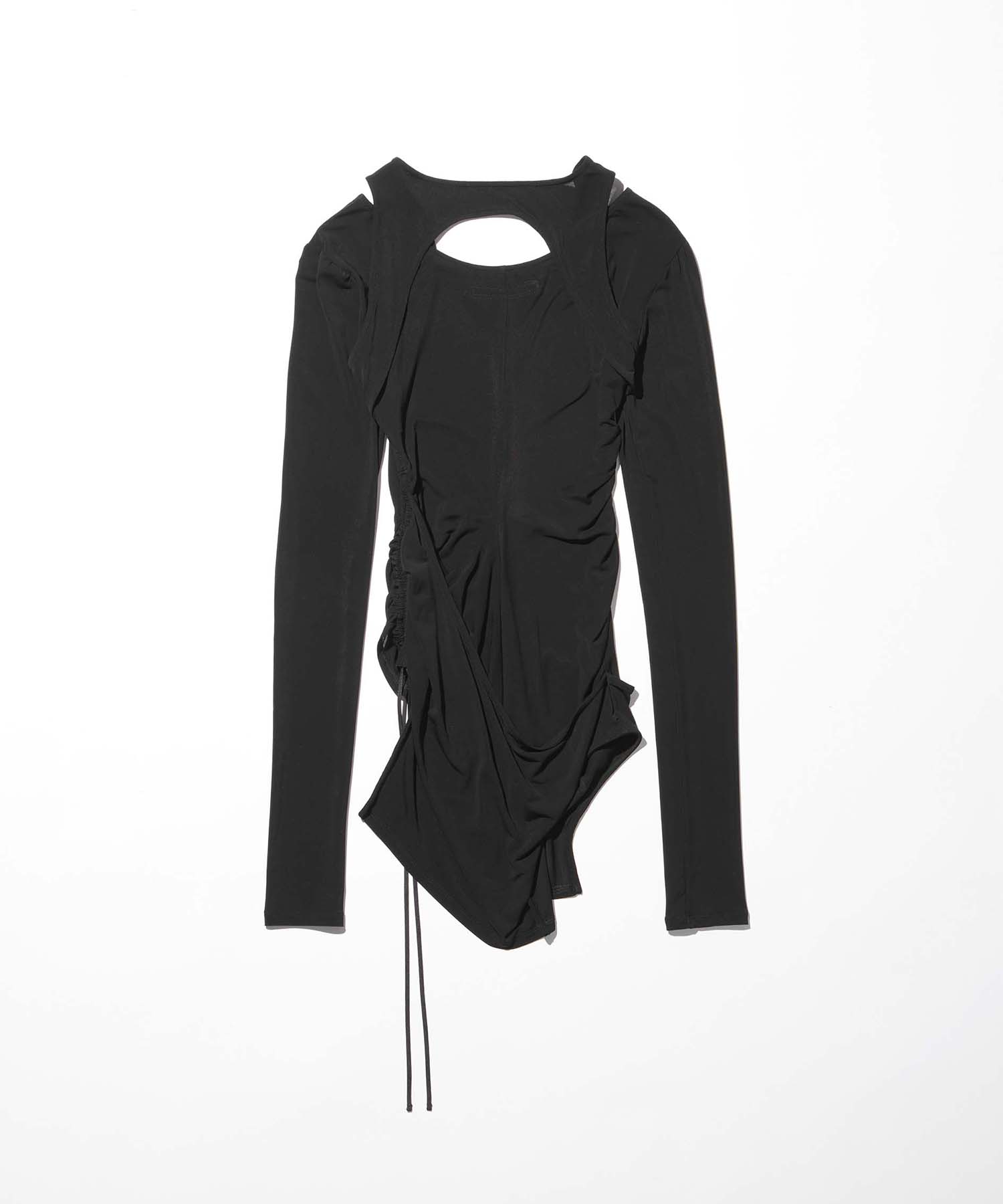 stretch layered long sleeve mukcyen