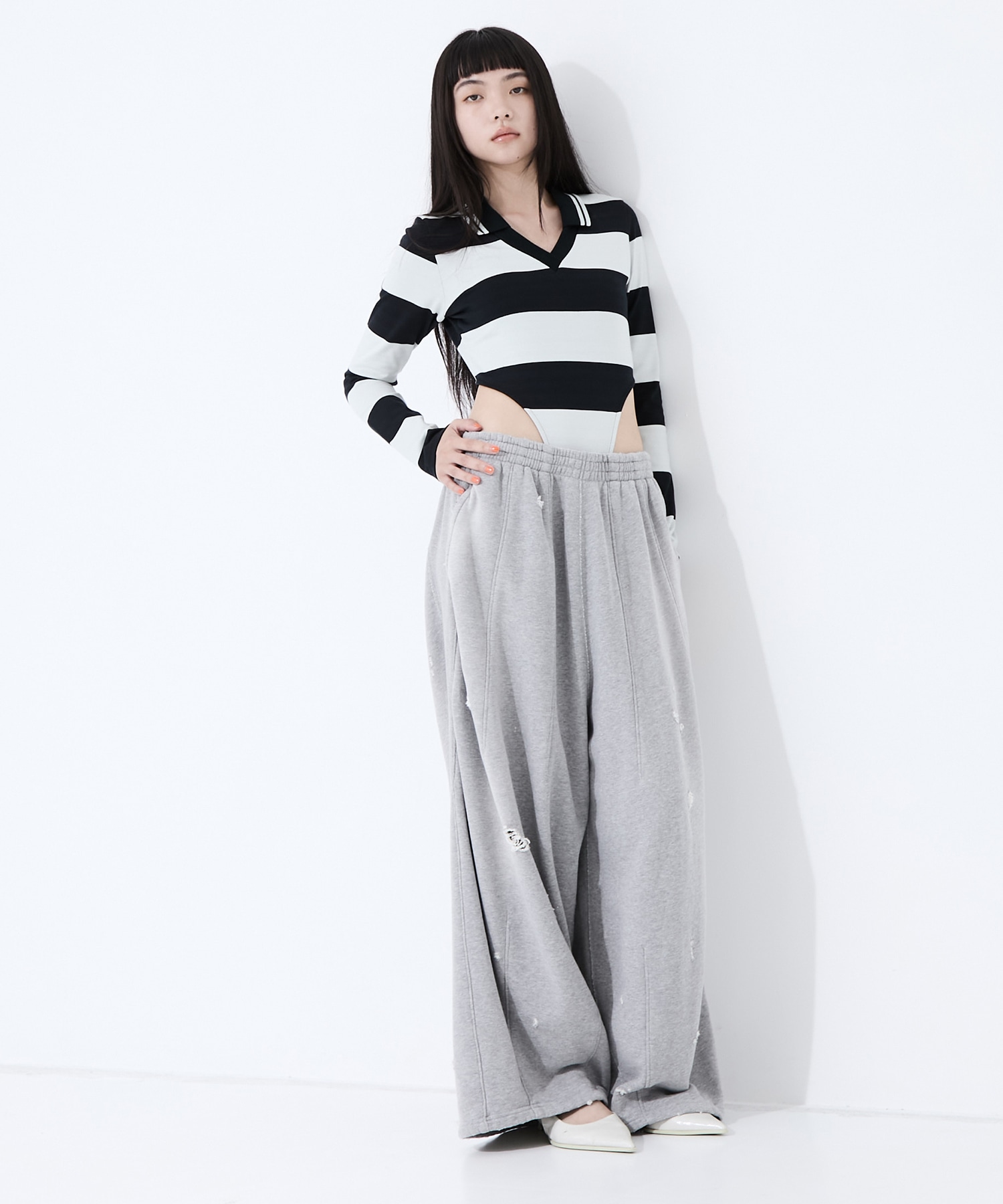 Deconstructed H.D. Sweat Pant - Cotton French Terry Needles
