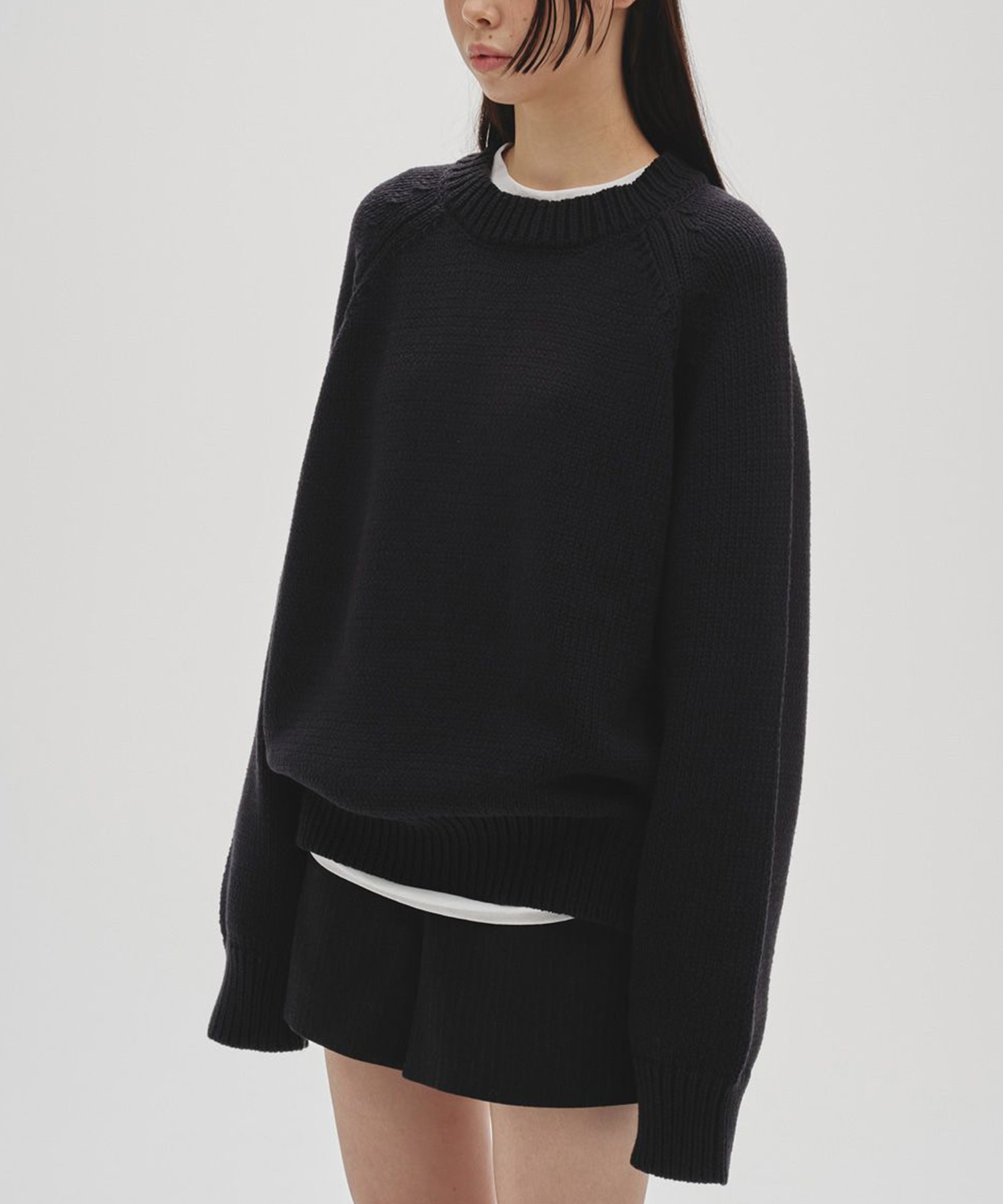 Raglan Knit Pullover TODAYFUL