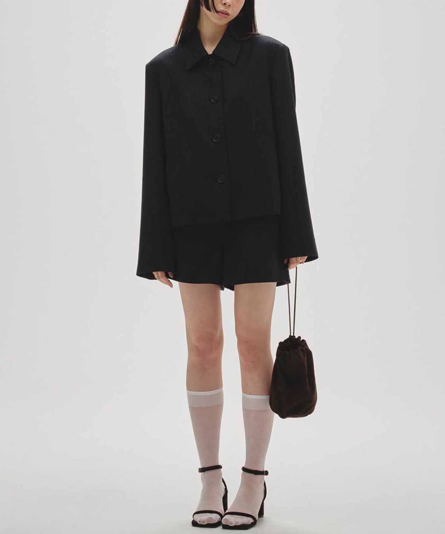 Wool Soutiencollar Jacket TODAYFUL
