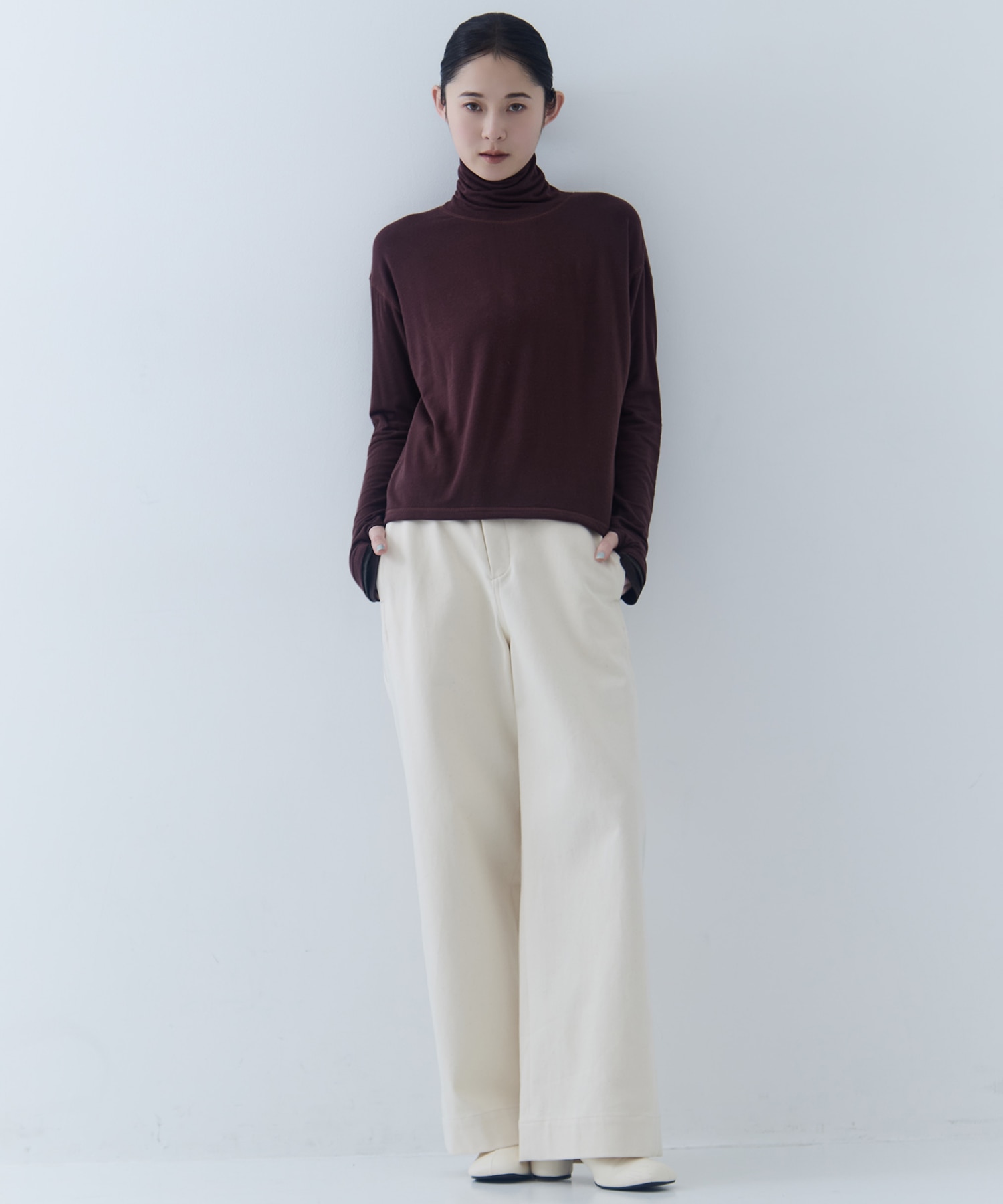 Cashmere Silk Loose Fit Top STUDIOUS