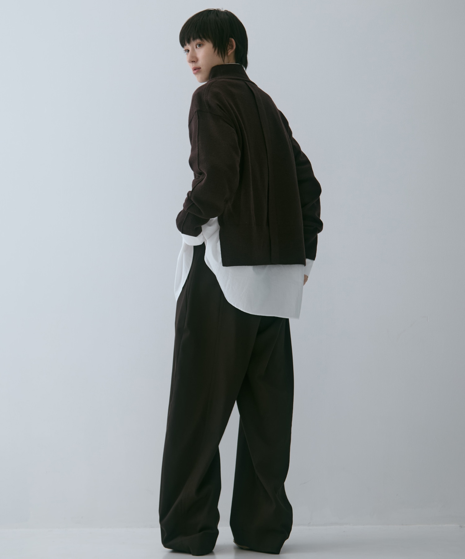 Merino Wool Turtle Neck Knit STUDIOUS