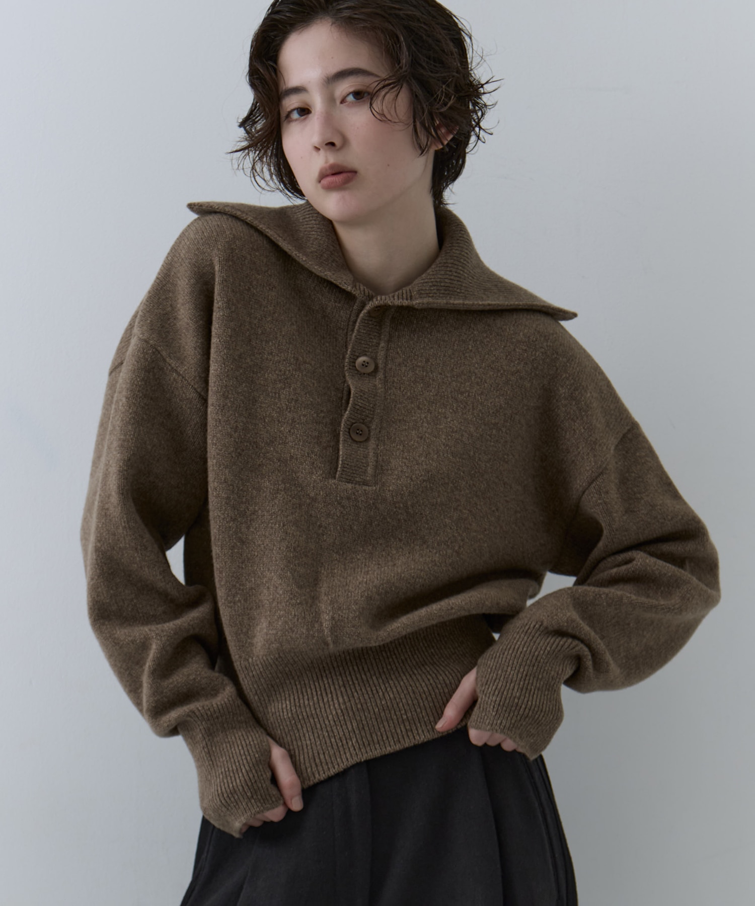 別注 SAILOR COLLAR KNIT ROUTINE