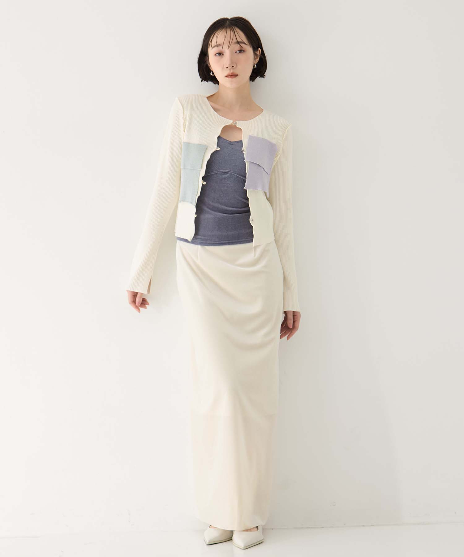 別注 RIB KNIT CARDIGAN kotohayokozawa