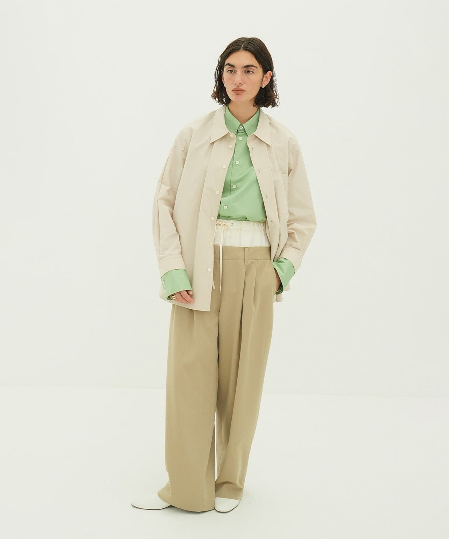 TWO TONE LAYERED SHIRTS CLANE