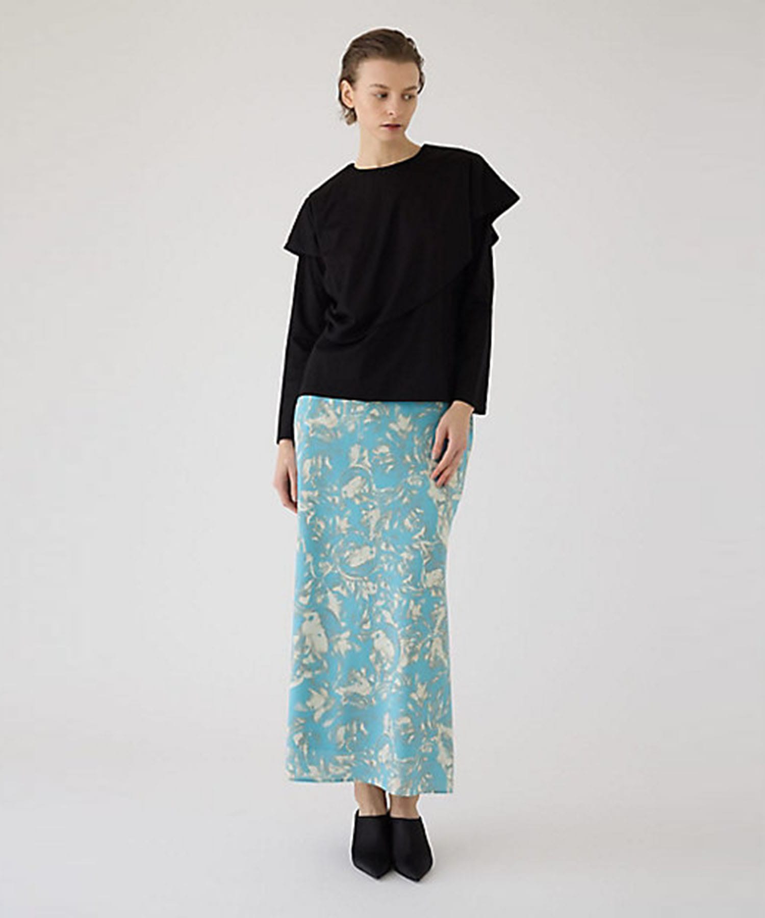 Layered gather cut tops RIM.ARK