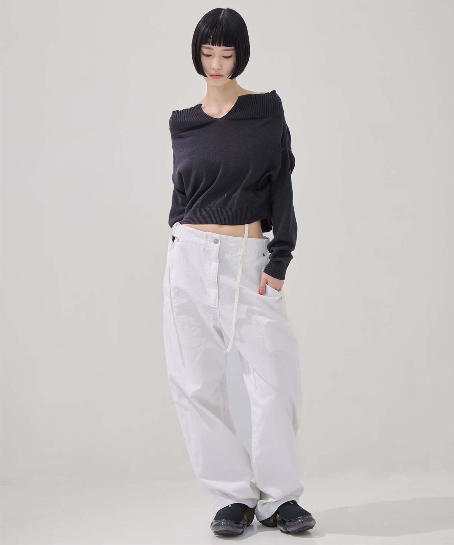 別注2WAY BORELO KNIT TOPS TAN