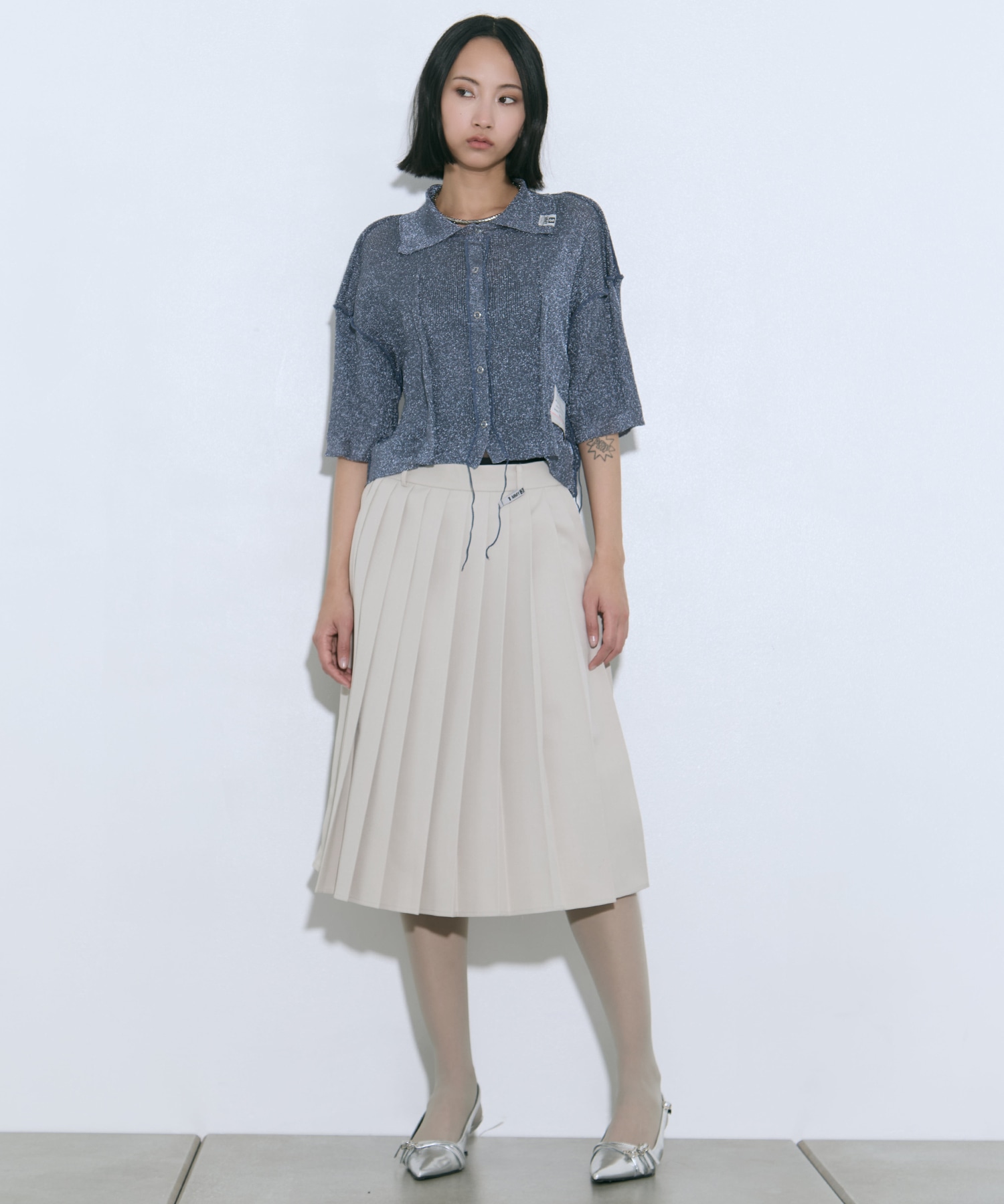 GLITTER KNIT INSIDE OUT CD Maison MIHARA YASUHIRO