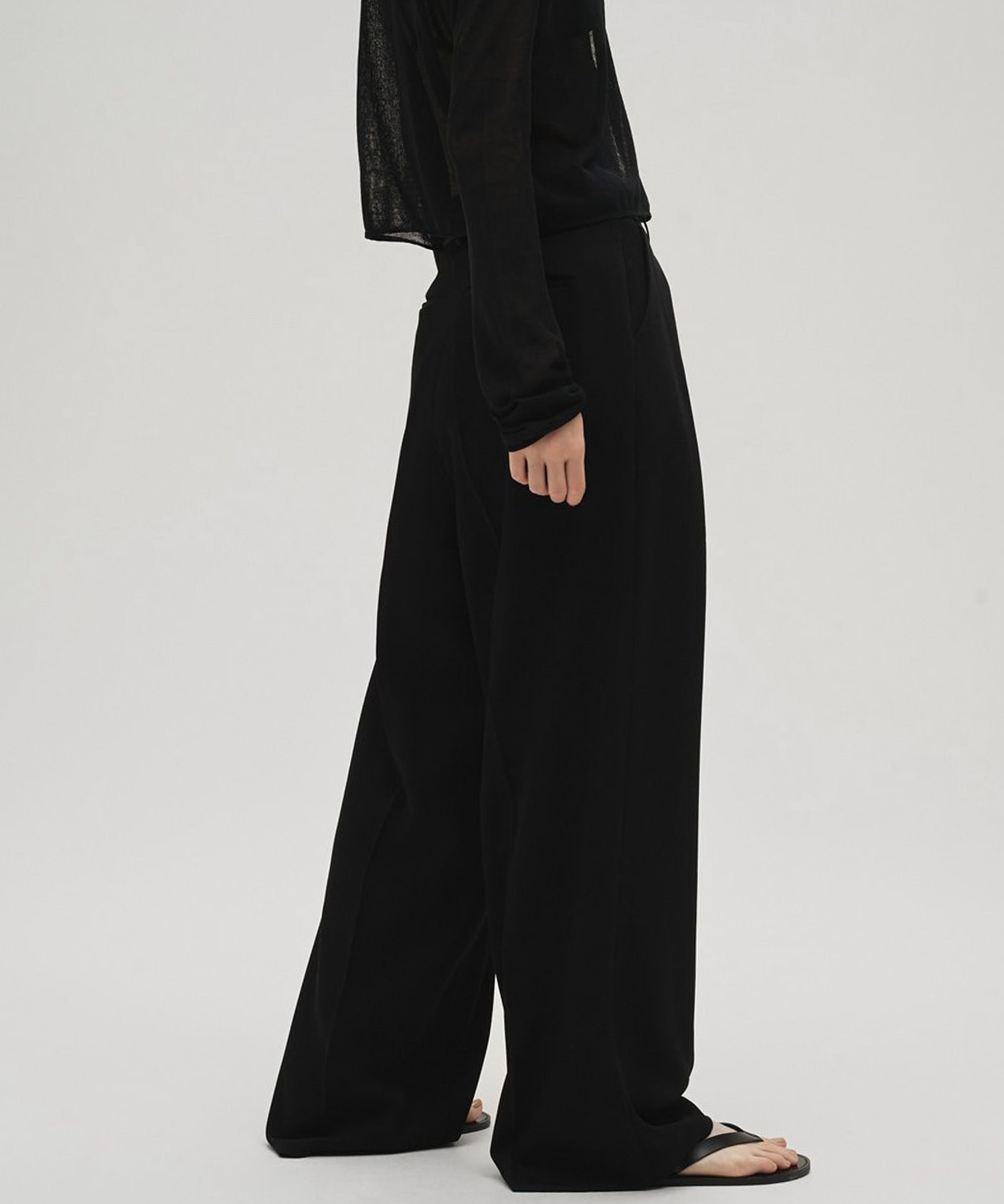 Tuck Wide Trousers TODAYFUL