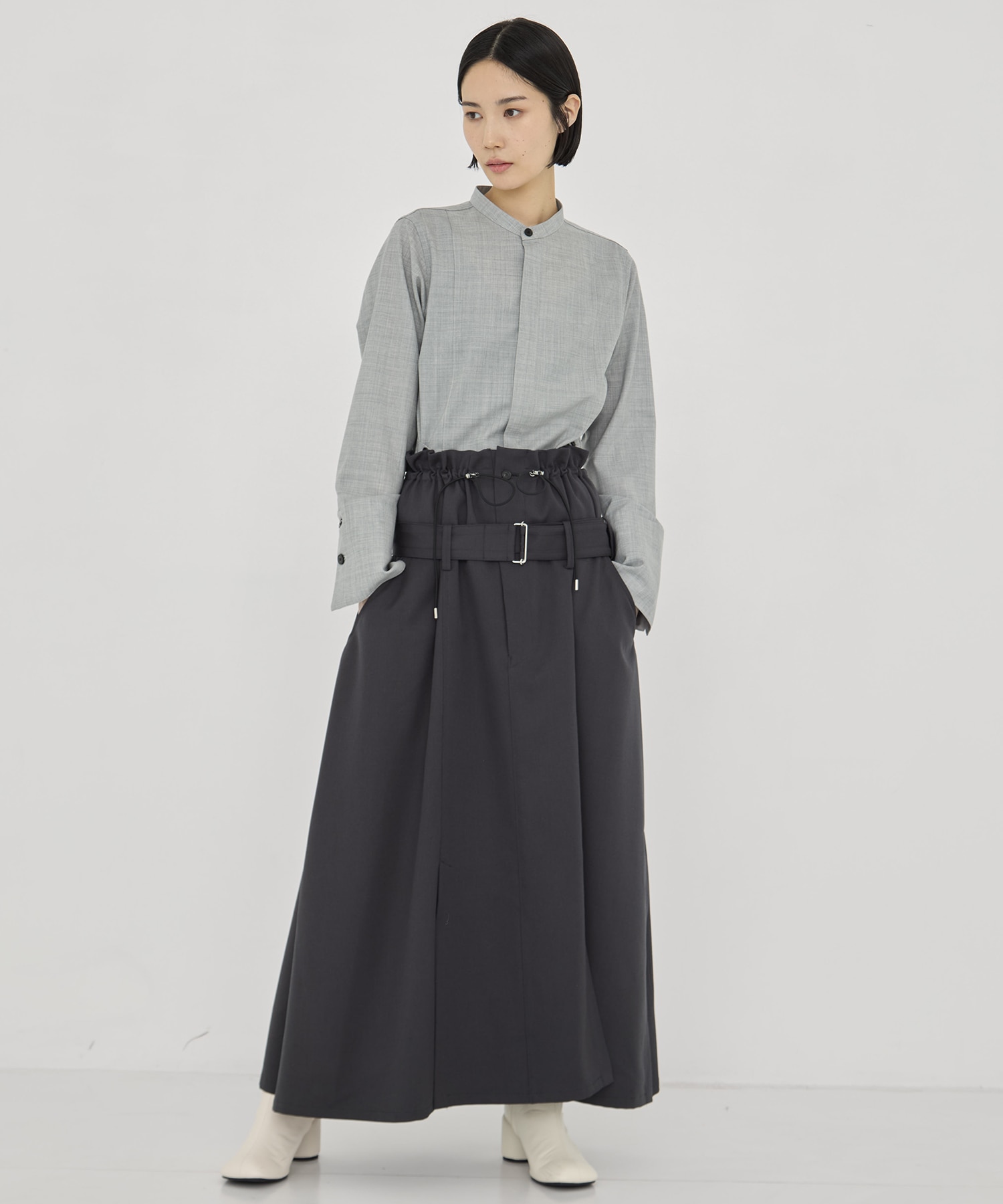 別注 Draw Code Belt Skirt UJOH