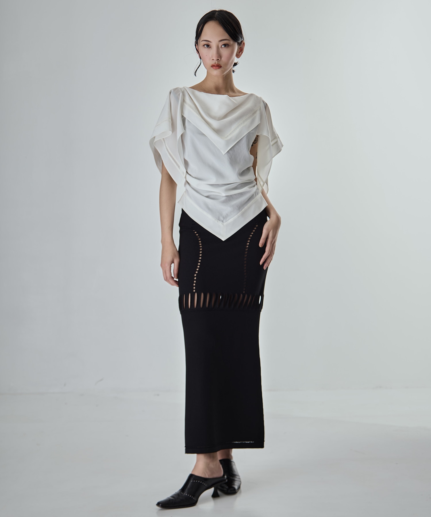 SCARF BLOUSE FETICO
