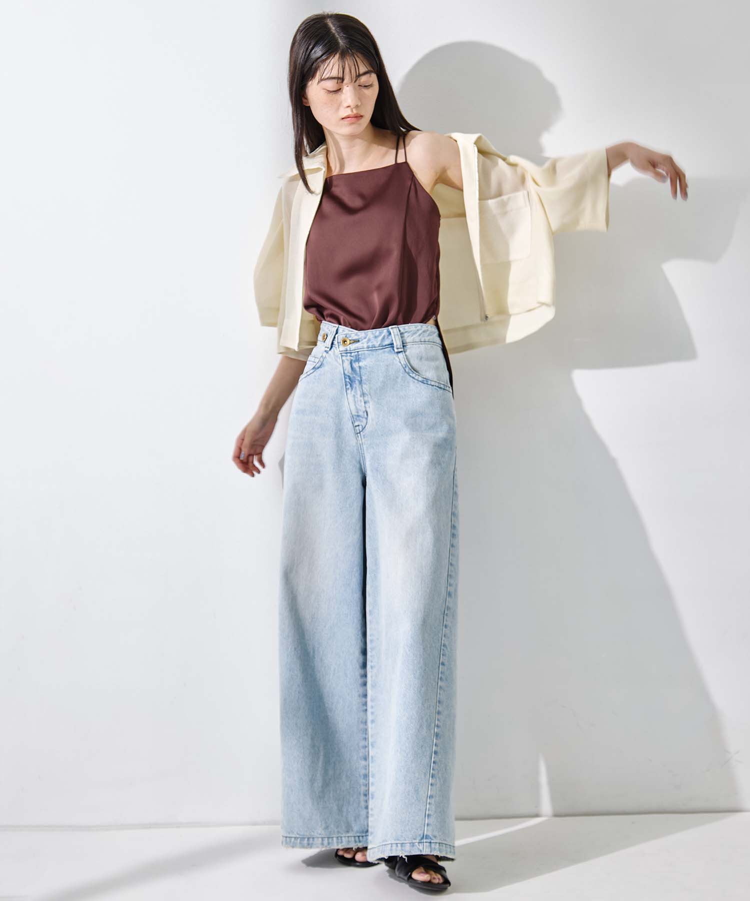 Washable Mesh Shirt Blouson STUDIOUS