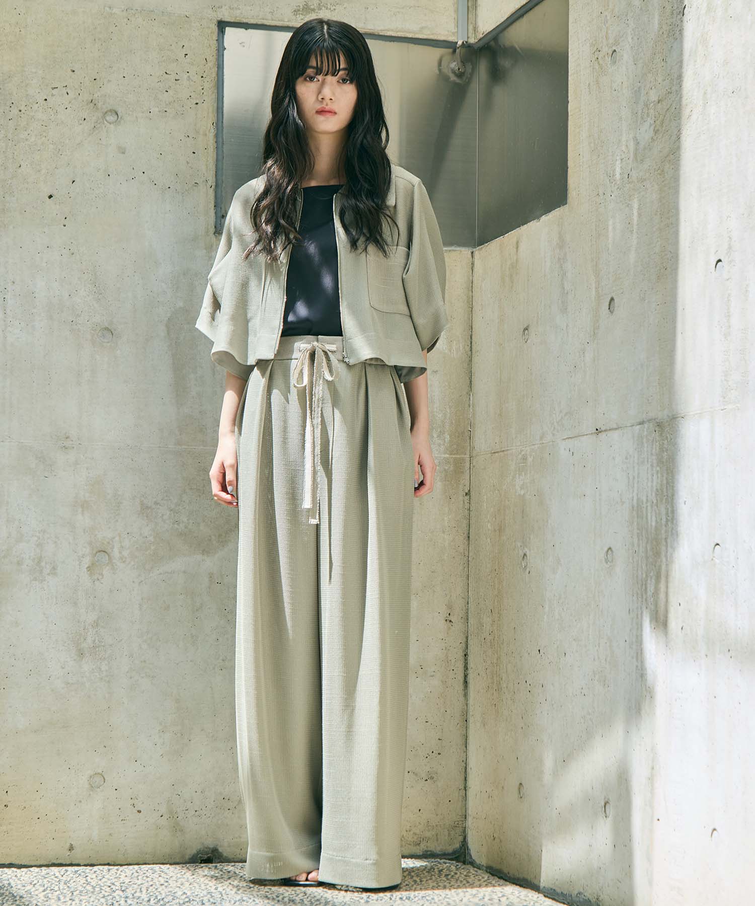 Washable Mesh Shirt Blouson STUDIOUS