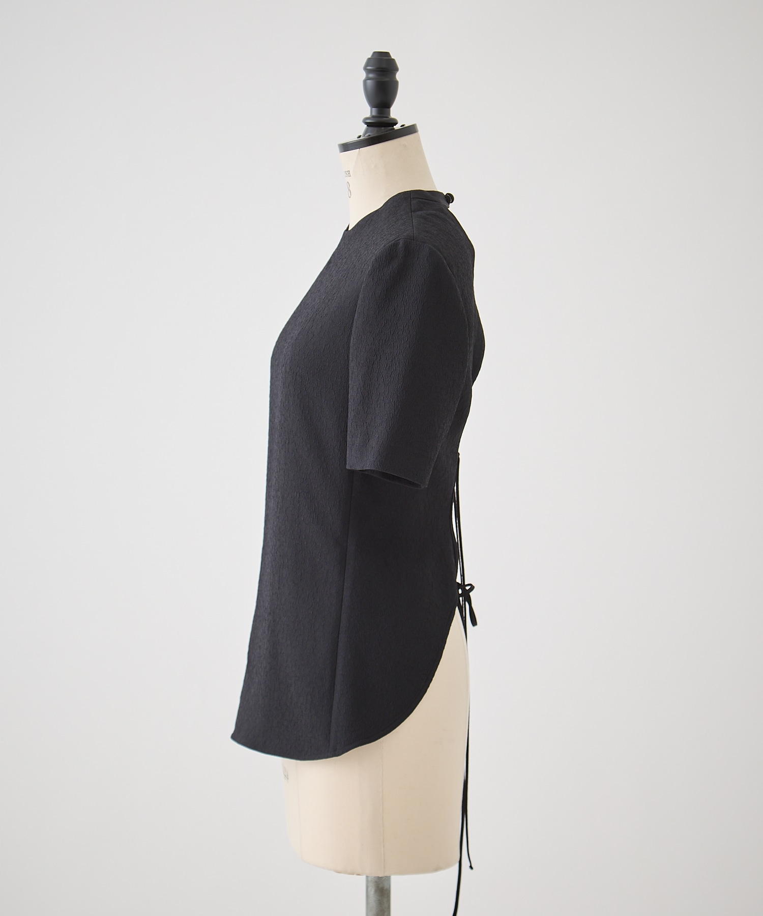 Floral Jacquard Open Back Top Mame Kurogouchi