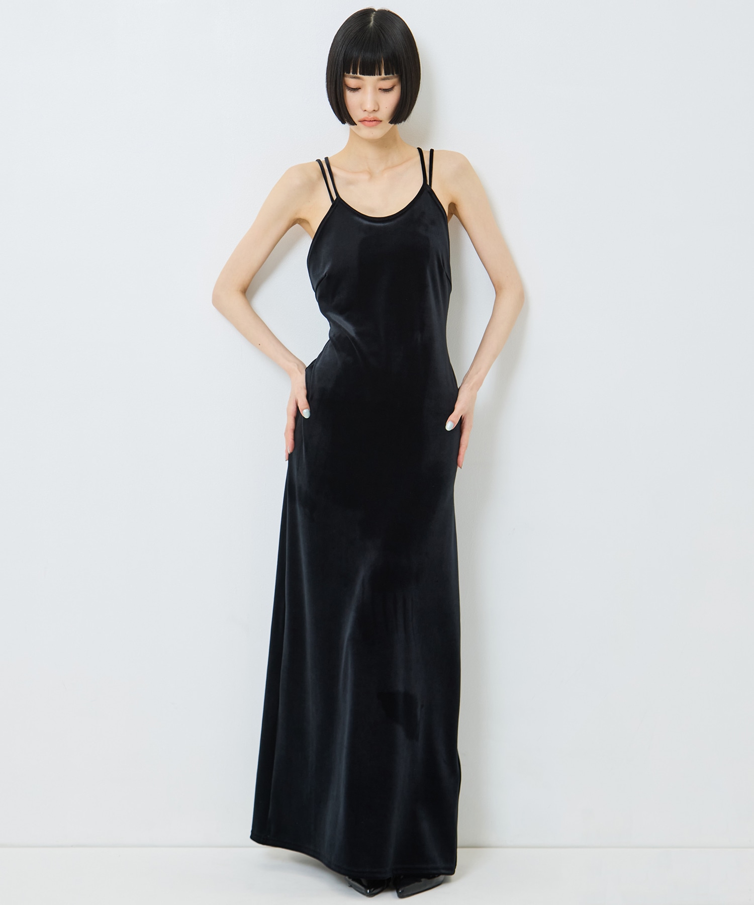 velour cami-one piece tanakadaisuke