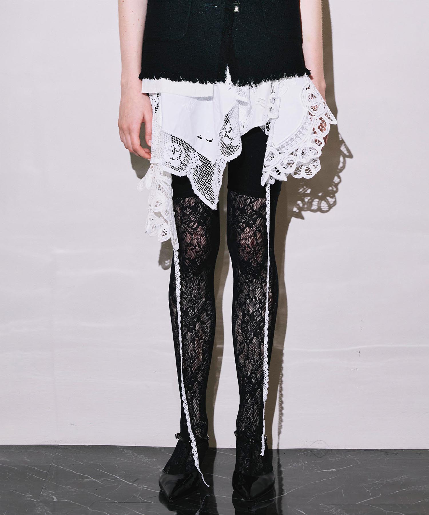 Doily motif dress HEELAL