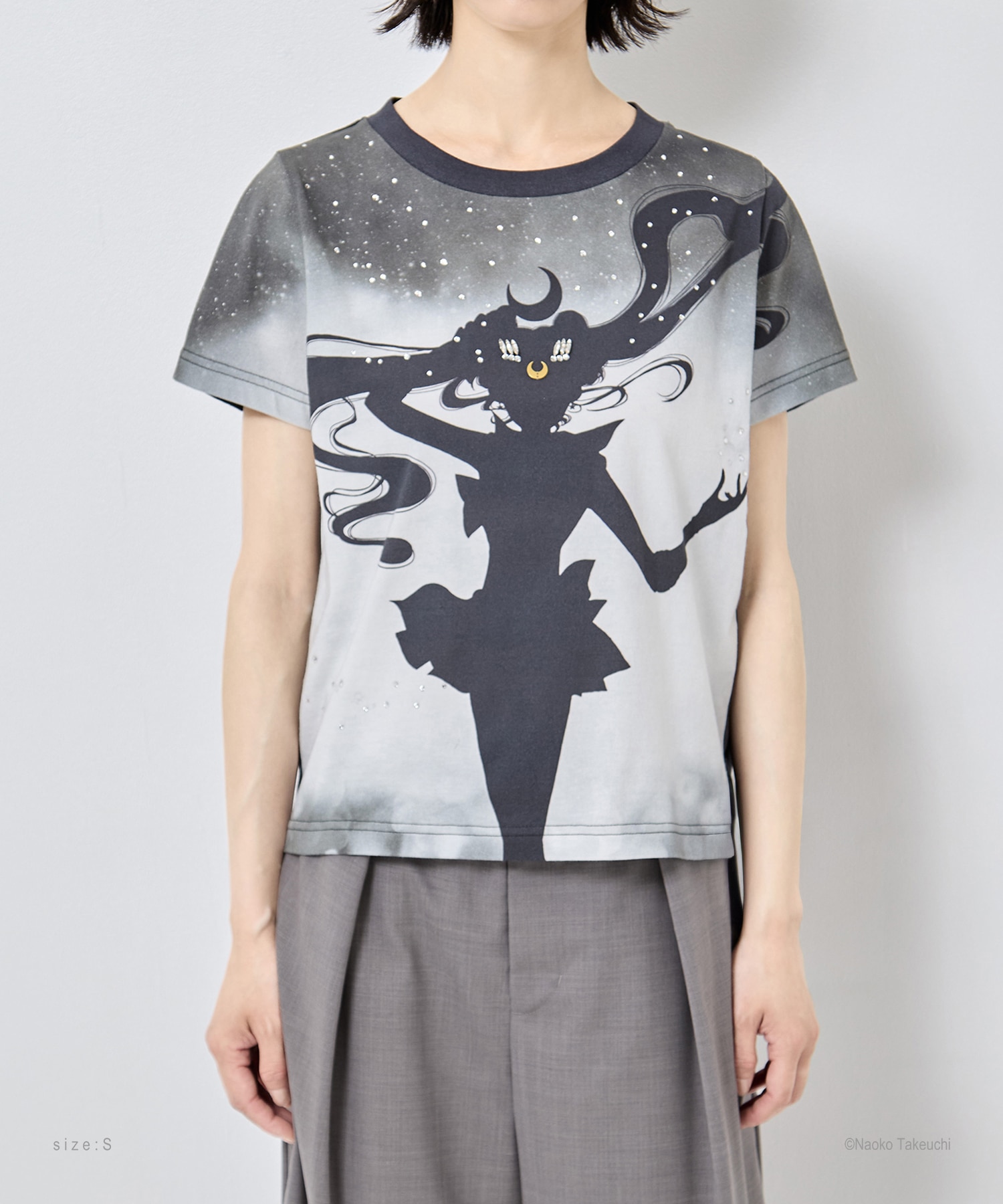 Sailor Moon silhouette bijou T-shirt tanakadaisuke