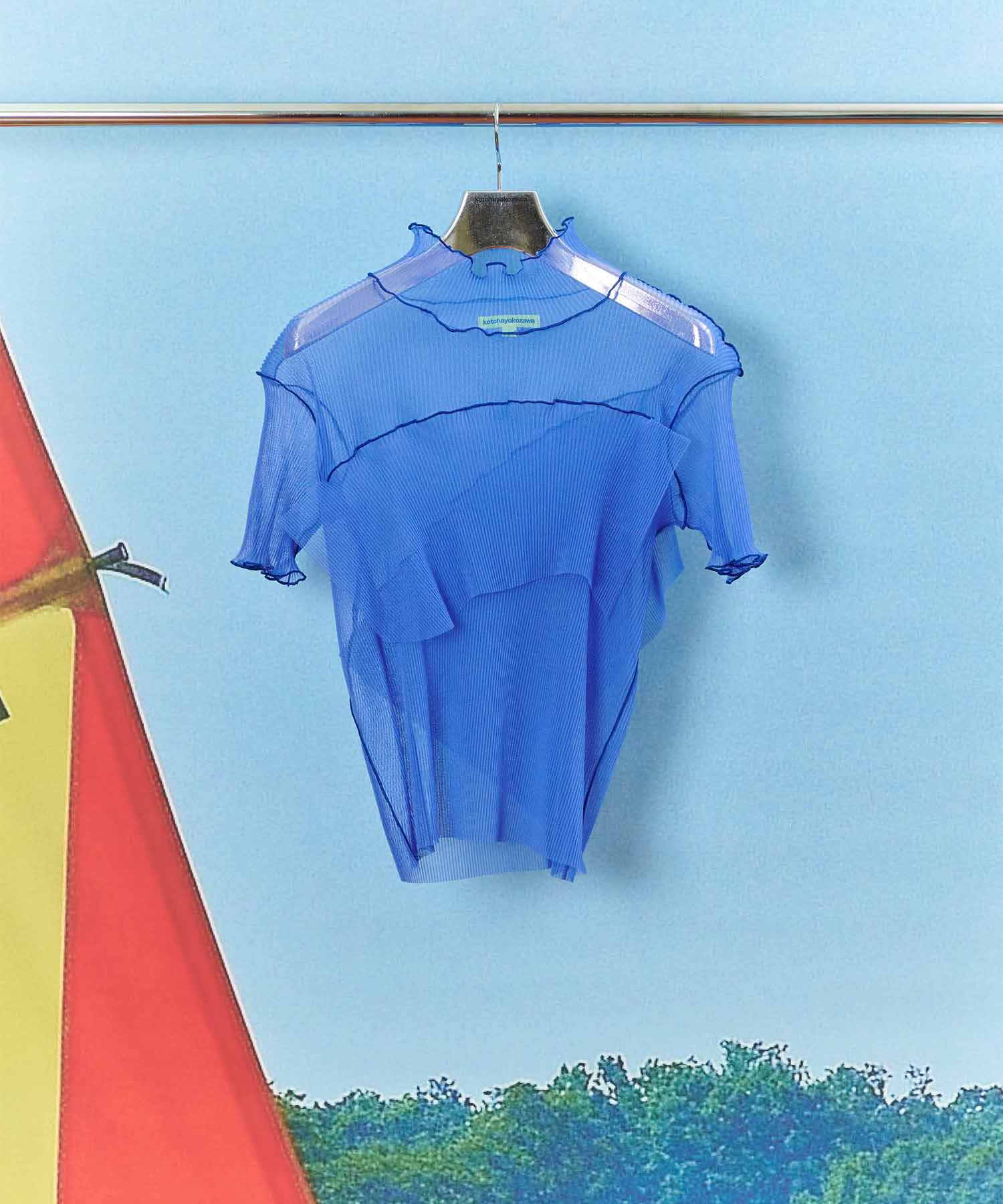 GHOST TODO TOP SHORTSLEEVE HIGHNECK +INNER kotohayokozawa