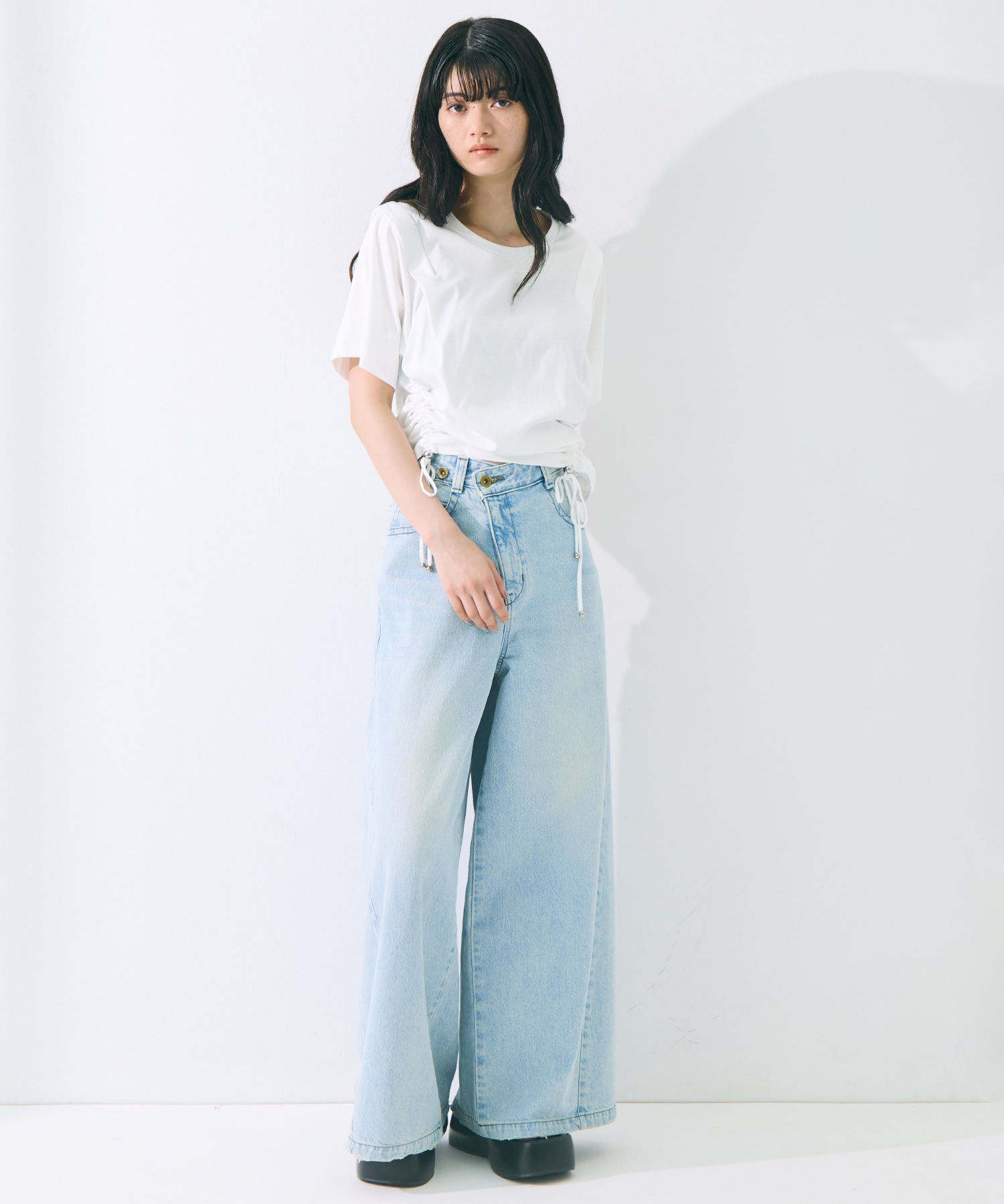 Multi Length Drawstring Tee STUDIOUS
