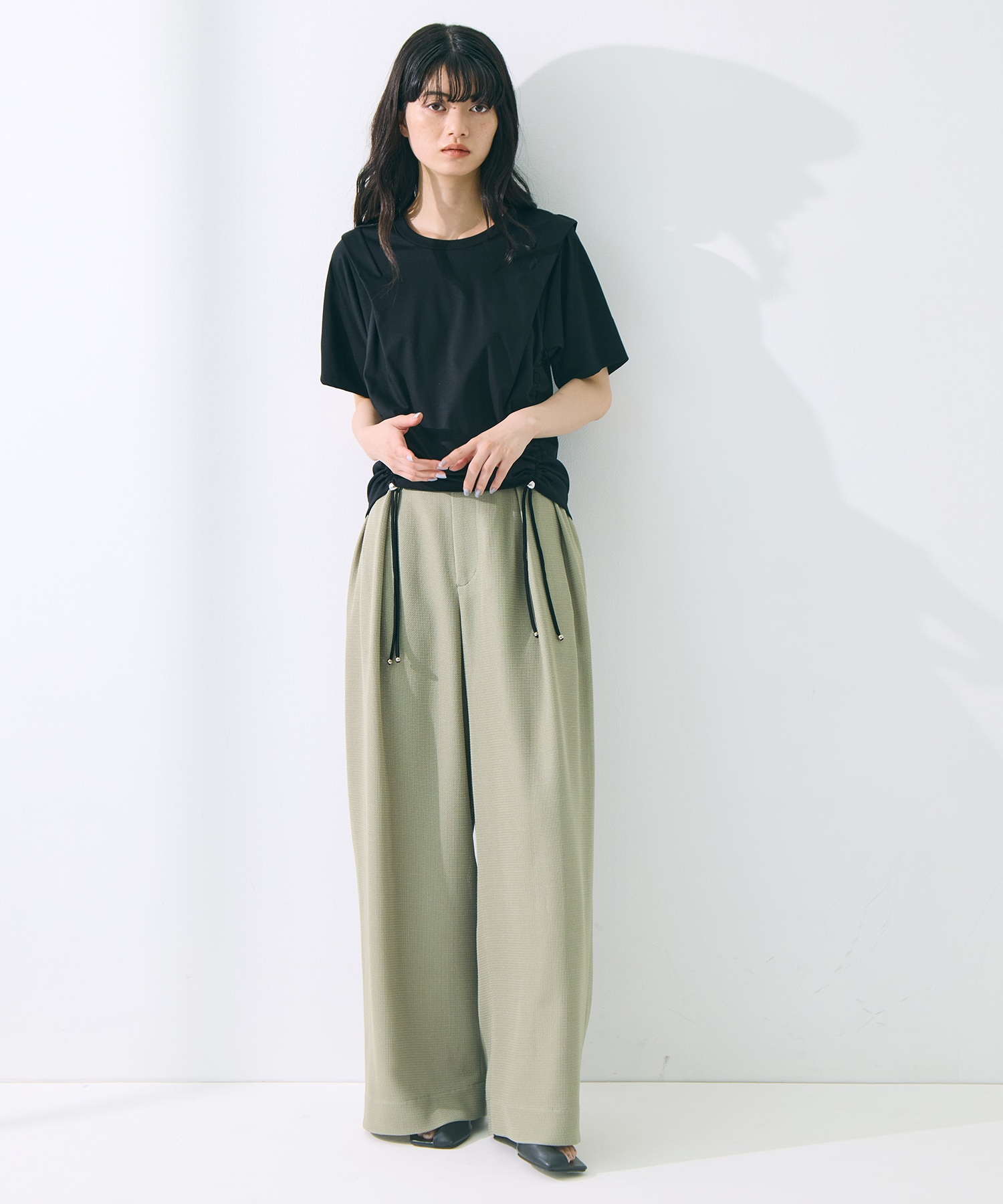 Multi Length Drawstring Tee STUDIOUS
