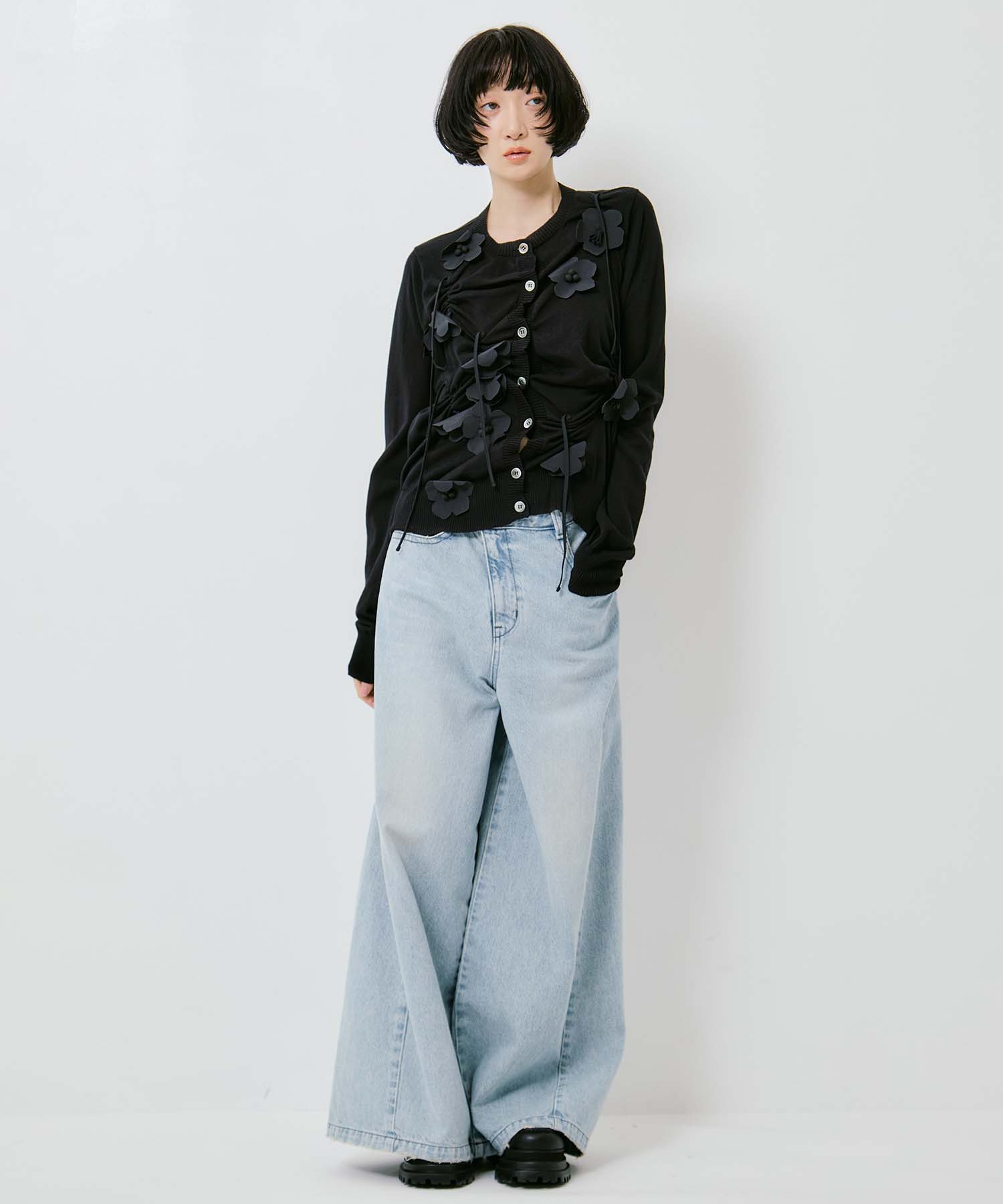 POPPY FLOWER CARDIGAN RIV NOBUHIKO
