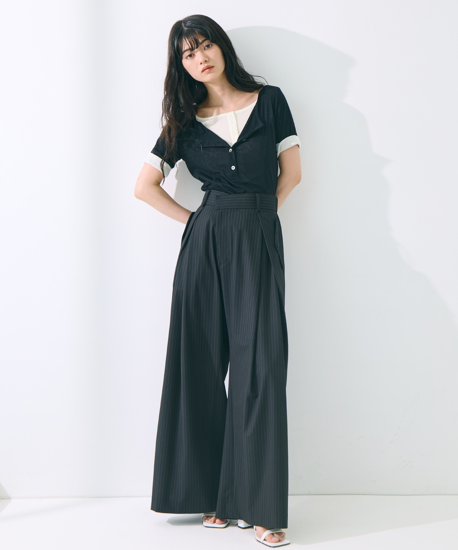 Flap Cargo Wide Pants STUDIOUS